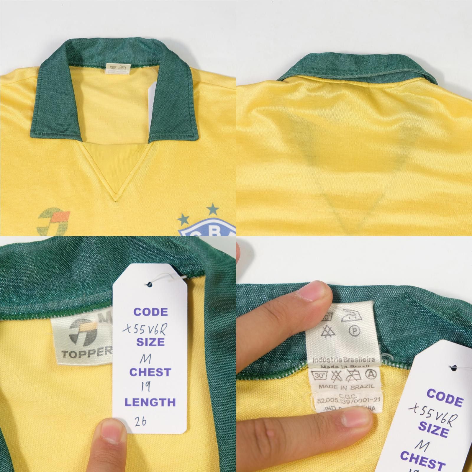 Nike 1988/91 Brazil Home Shirt (M) Size US M / EU 48-50 / 2 - 4 Thumbnail