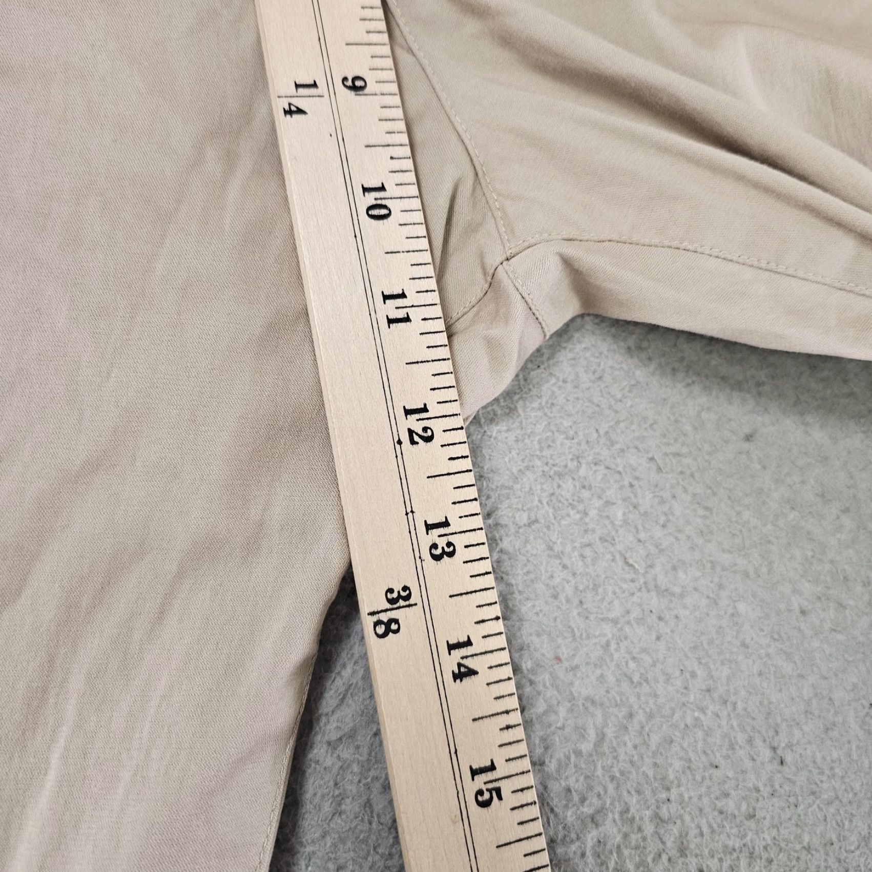 Vintage Birddogs Pants Mens 34x32 Chino Slim Built-in Liner Comfort Casual Khaki Beige 5-Pocket Pockets Zip Fly Logo Mens Size US 34 / EU 50 - 4 Thumbnail