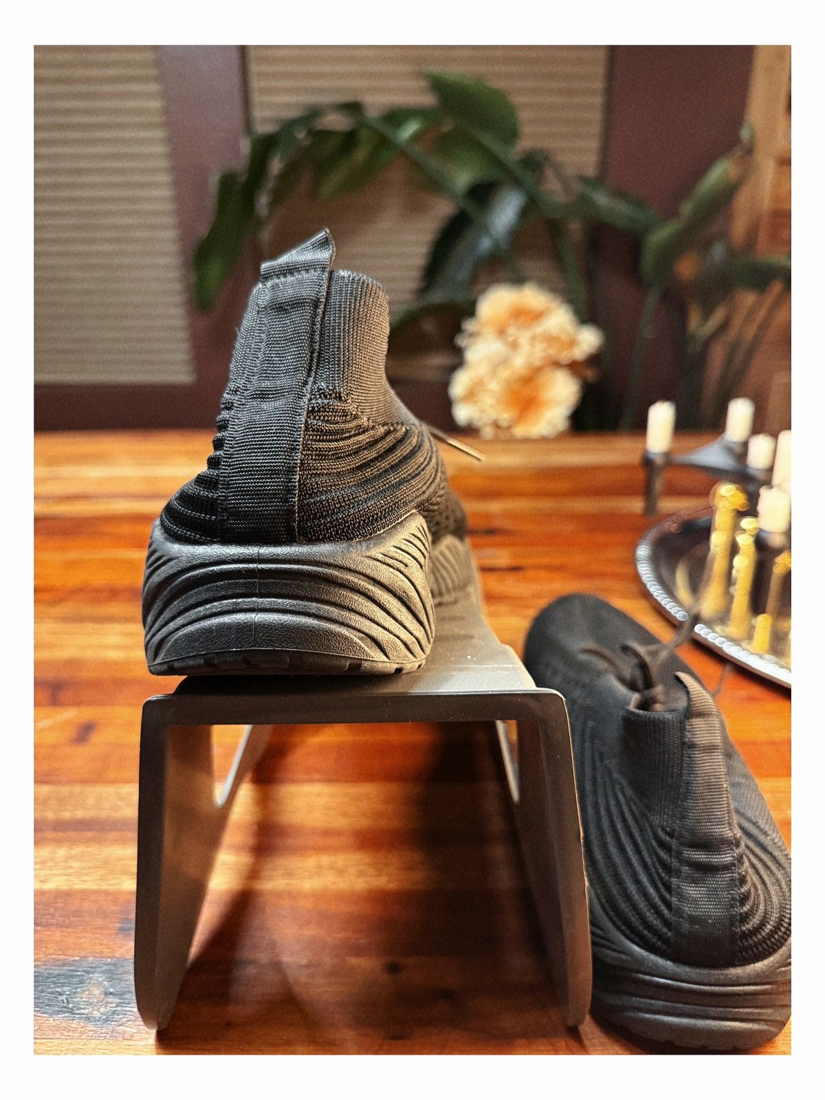 Other All-Black Knit Athletic Sneakers – Size 10 (Unbranded) Size US 10 / IT 40 - 4 Thumbnail