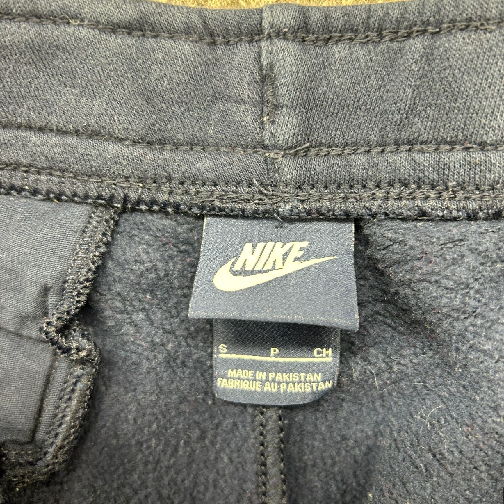 Nike Nike Pants Men Small Blue Jogger Club Fleece Swoosh Drawstring Solid Cotton Size US 29 - 5 Thumbnail
