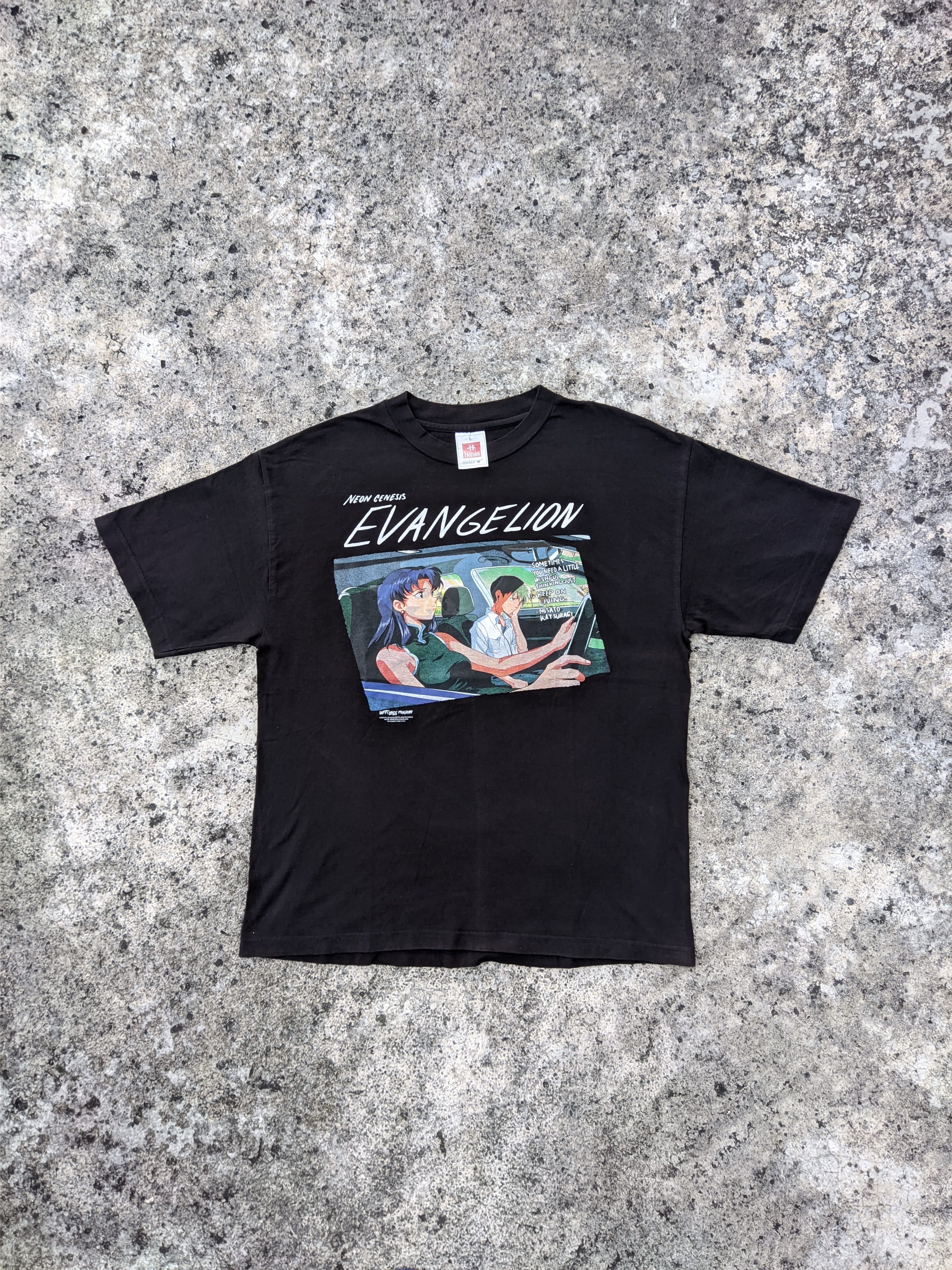 Anime Neon genesis evangelion anime manga misato & shinji tees Size L / US 10 / IT 46 - 4 Thumbnail