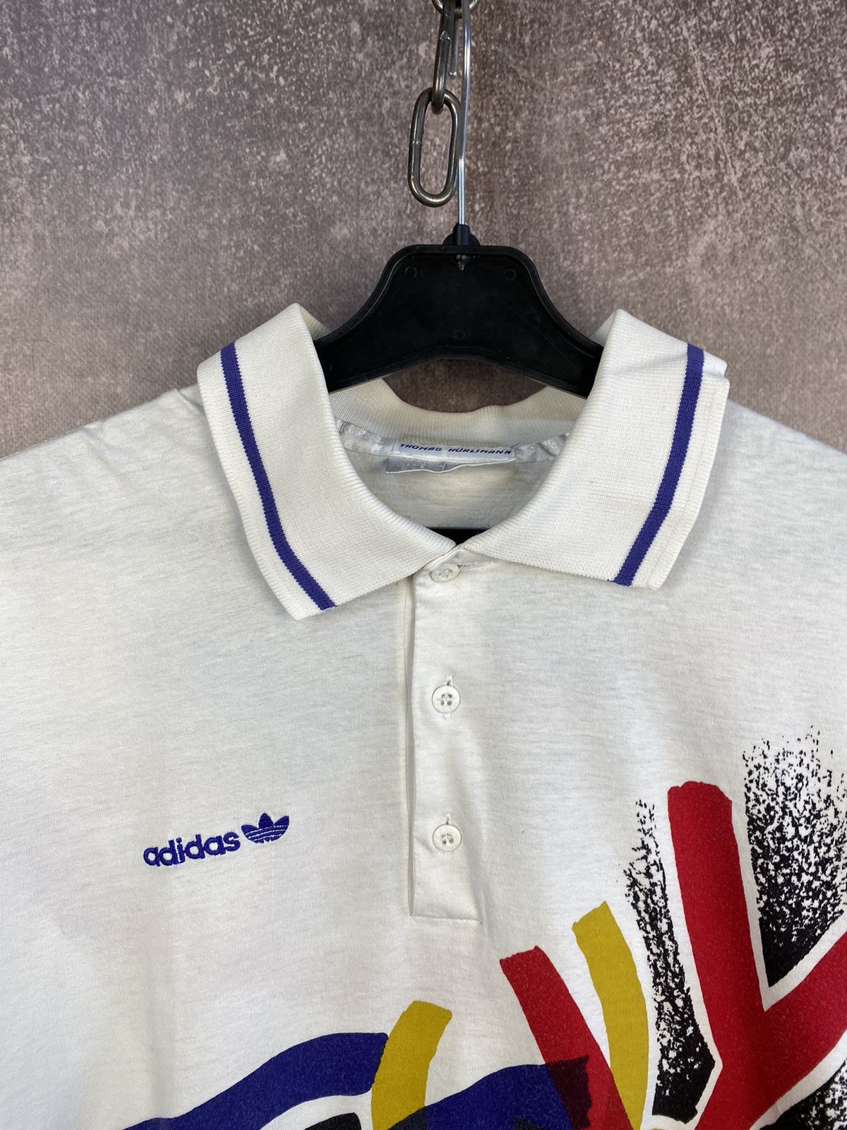 Adidas Adidas Vintage Polo Made in Yugoslavia Size US M / EU 48-50 / 2 - 5 Thumbnail