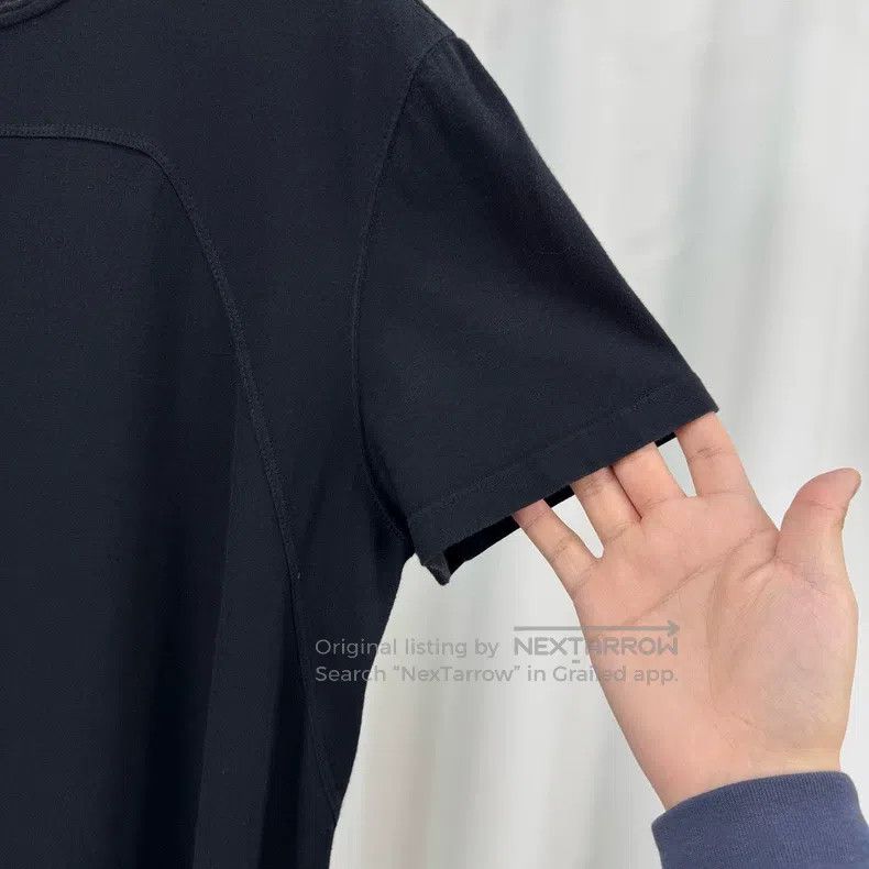 Rick Owens Rick Owens Black Long Cut Short Sleeve Size US XS / EU 42 / 0 - 4 Thumbnail