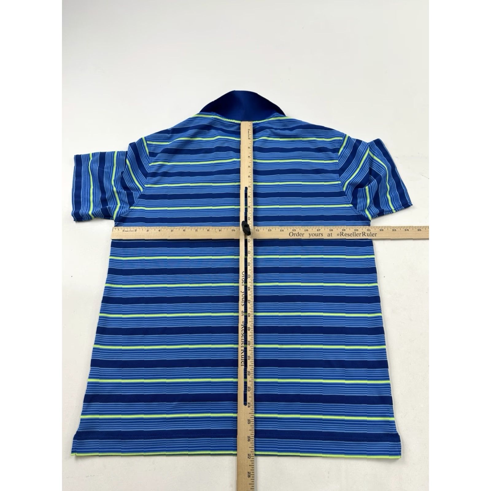 Nike Nike Shirt Mens Medium Blue Striped Golf Polo Dri-Fit Tour Performance Victory Size US M / EU 48-50 / 2 - 7 Thumbnail