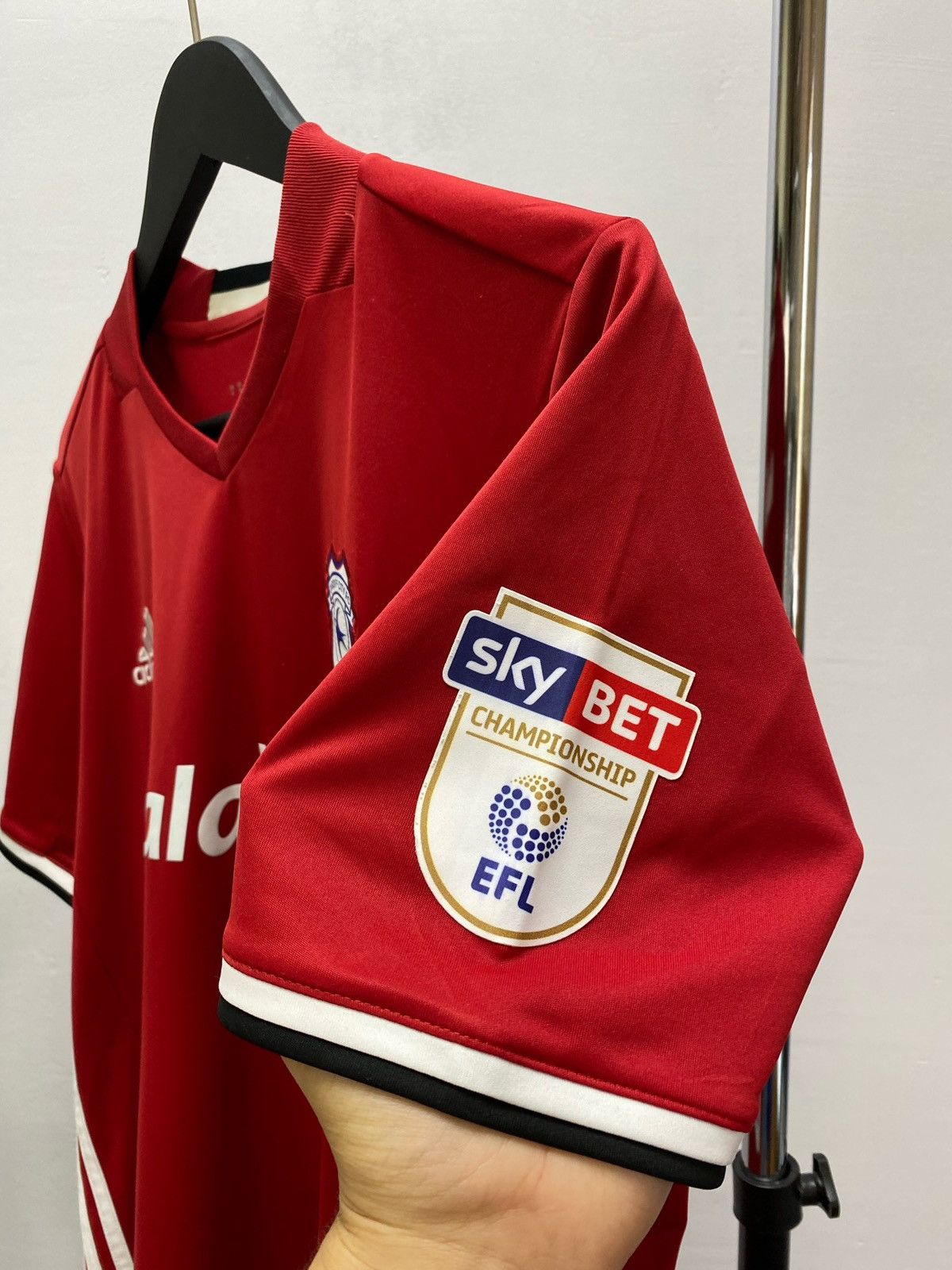 Adidas Cardiff City Jersey 2016 2017 #24 Harris Away Football Size US M / EU 48-50 / 2 - 9 Thumbnail