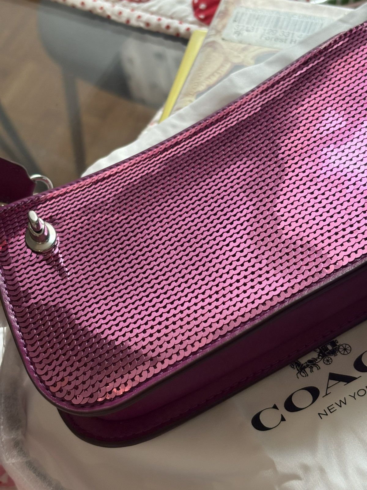 Coach Coach sequin shoulder bag Size ONE SIZE - 12 Thumbnail