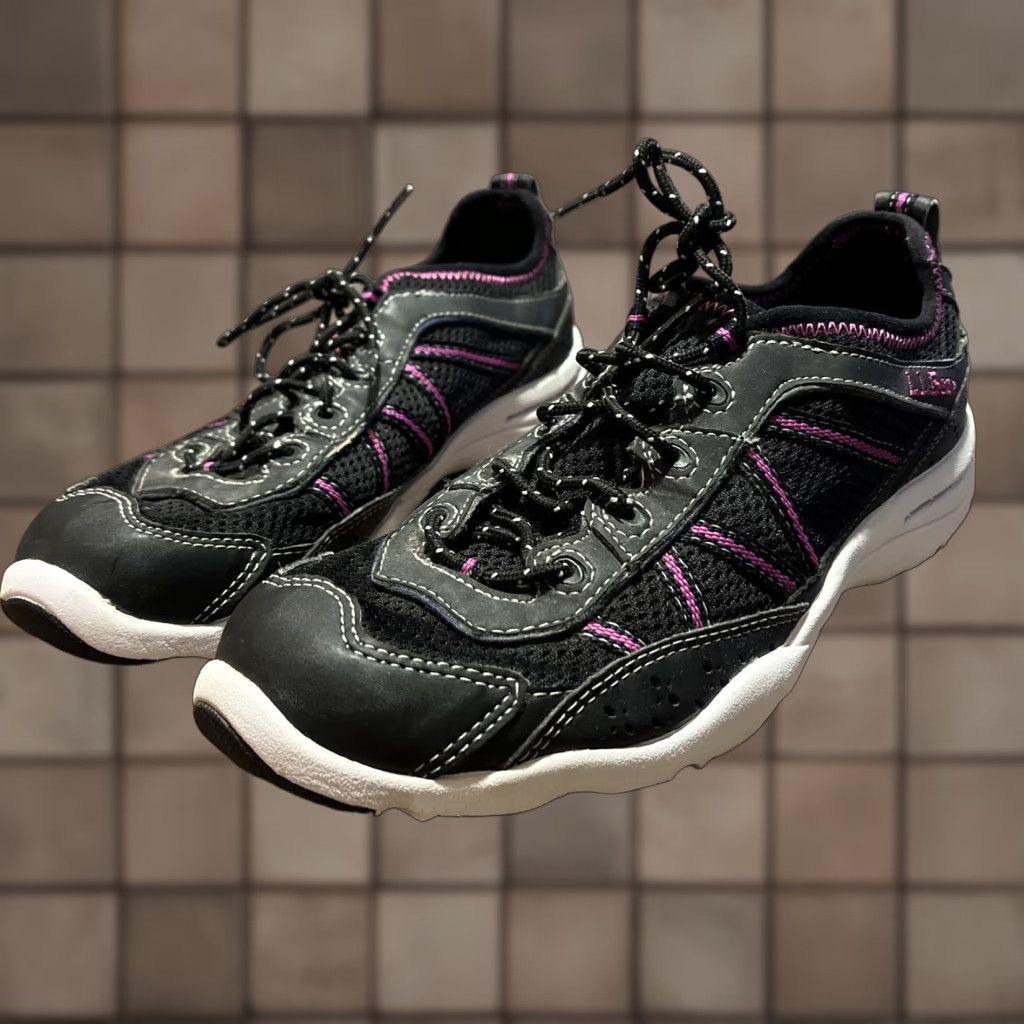 Vintage VINTAGE LL Bean Womens Athletic Sneakers Water Shoes Casual Activewear Size 6½ Black Size US 4.5 / IT 34.5 - 1 Thumbnail