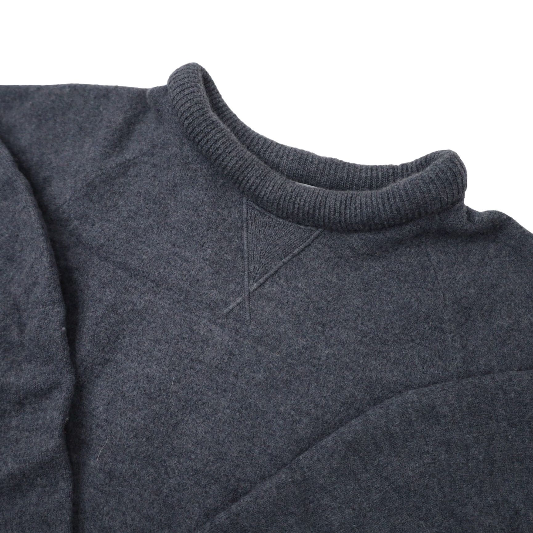 T by Alexander Wang VINTAGE Alexander Wang Womens XS Chunky Crop Wool Sweater Gray Pullover Womens XS Pullover Gray 90s, 00s, Wool Sweater, Cropped, Knits Size XS / US 0-2 / IT 36-38 - 2 Thumbnail