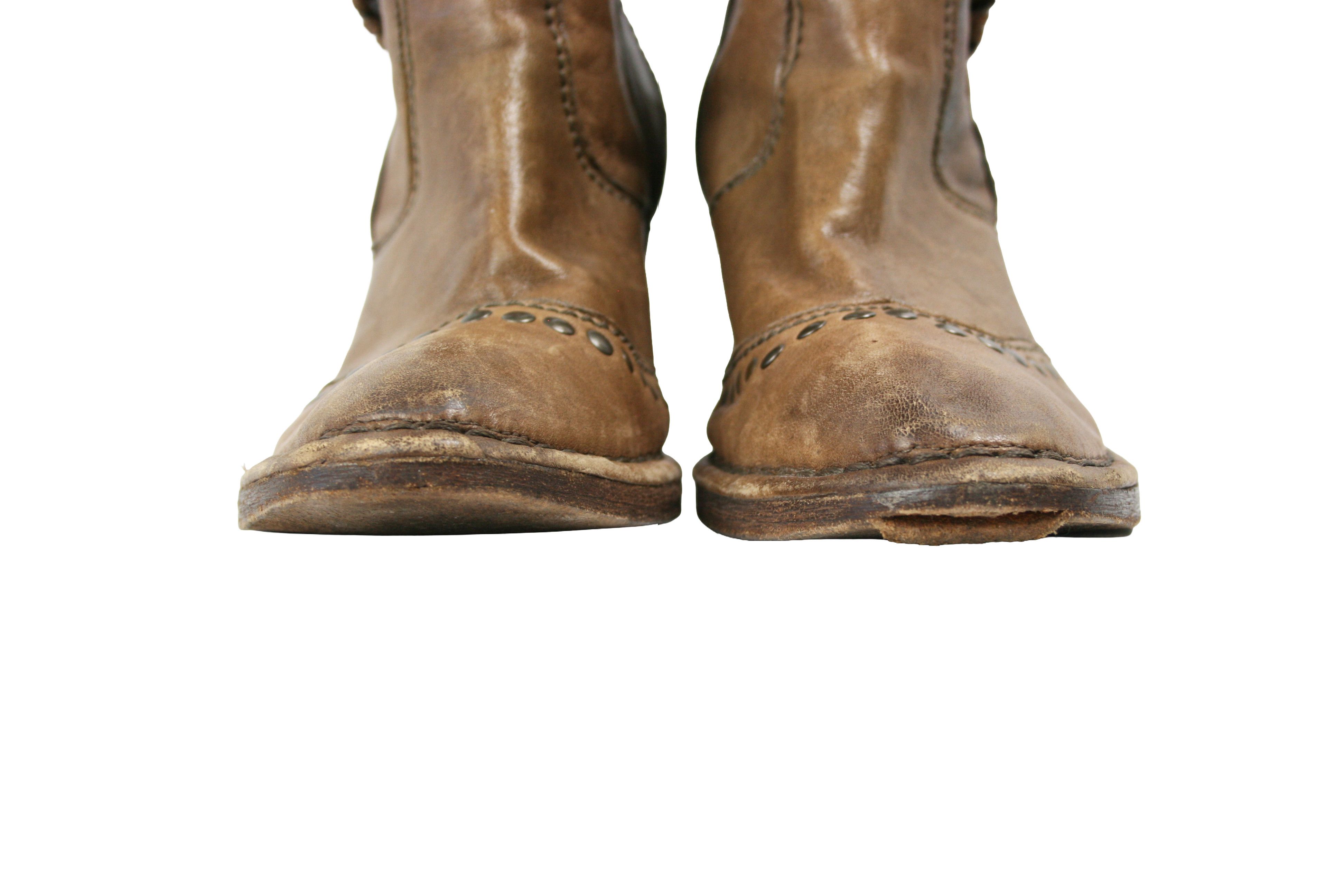 A.S.98 90S Airstep Rockstuds Sheriff Cowboy Western Boots Vintage Size US 11 / IT 41 - 4 Thumbnail