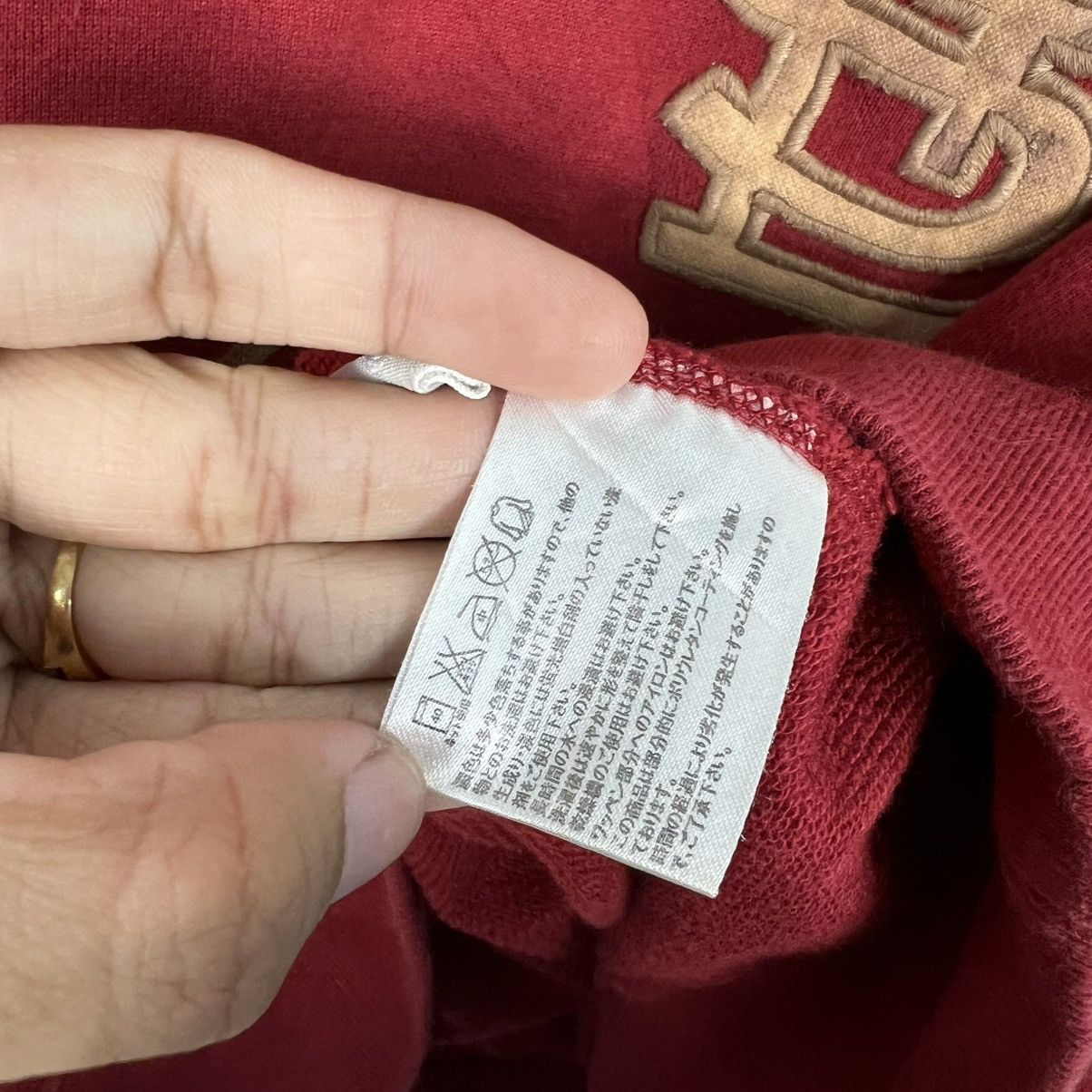 MLB St Louis Cardinals Big Logo Crewneck Sweatshirt #4020-C183 Size US M / EU 48-50 / 2 - 13 Thumbnail