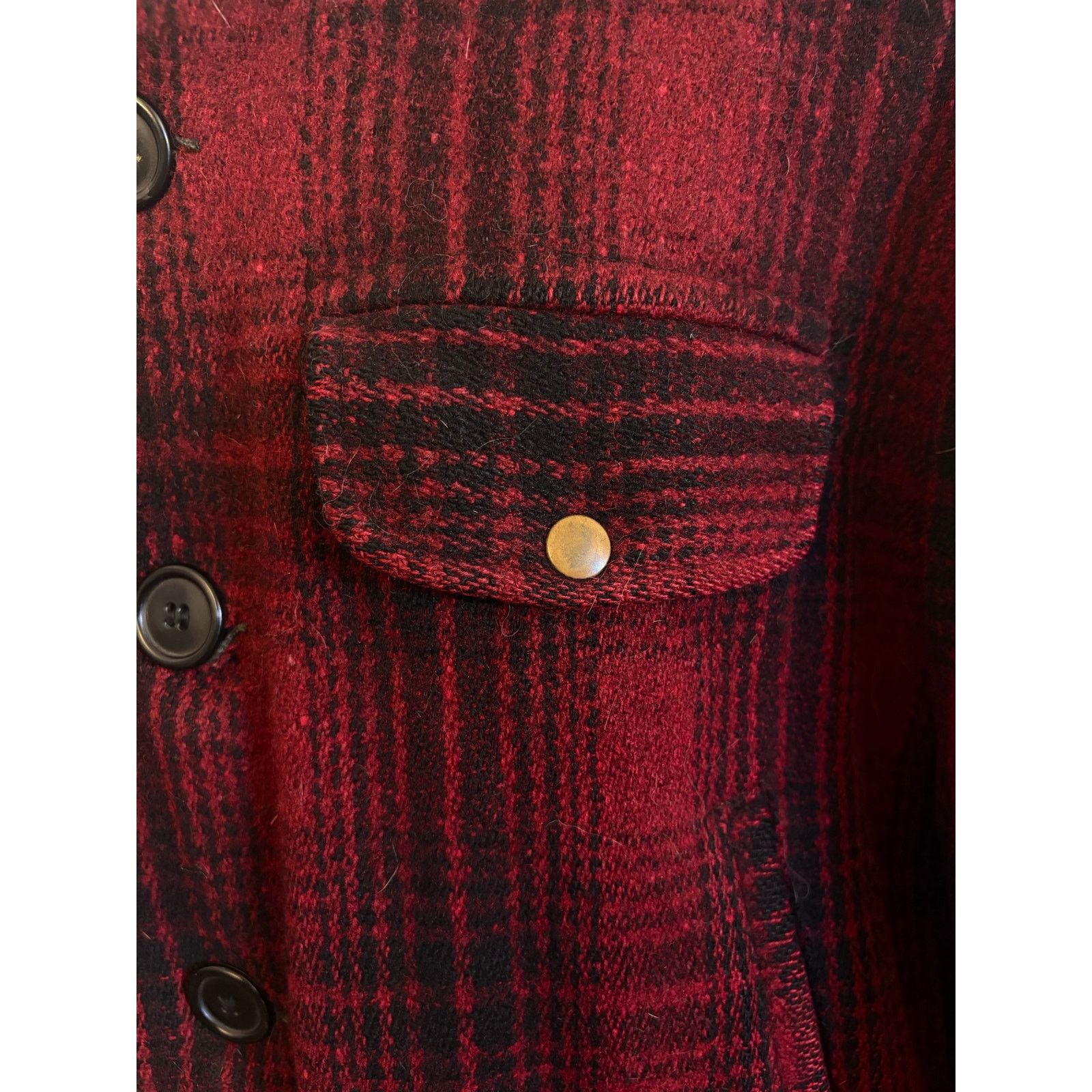 Carter's H W Carter & Sons Vintage Buffalo Plaid Coat Size Large Size US L / EU 52-54 / 3 - 11 Thumbnail
