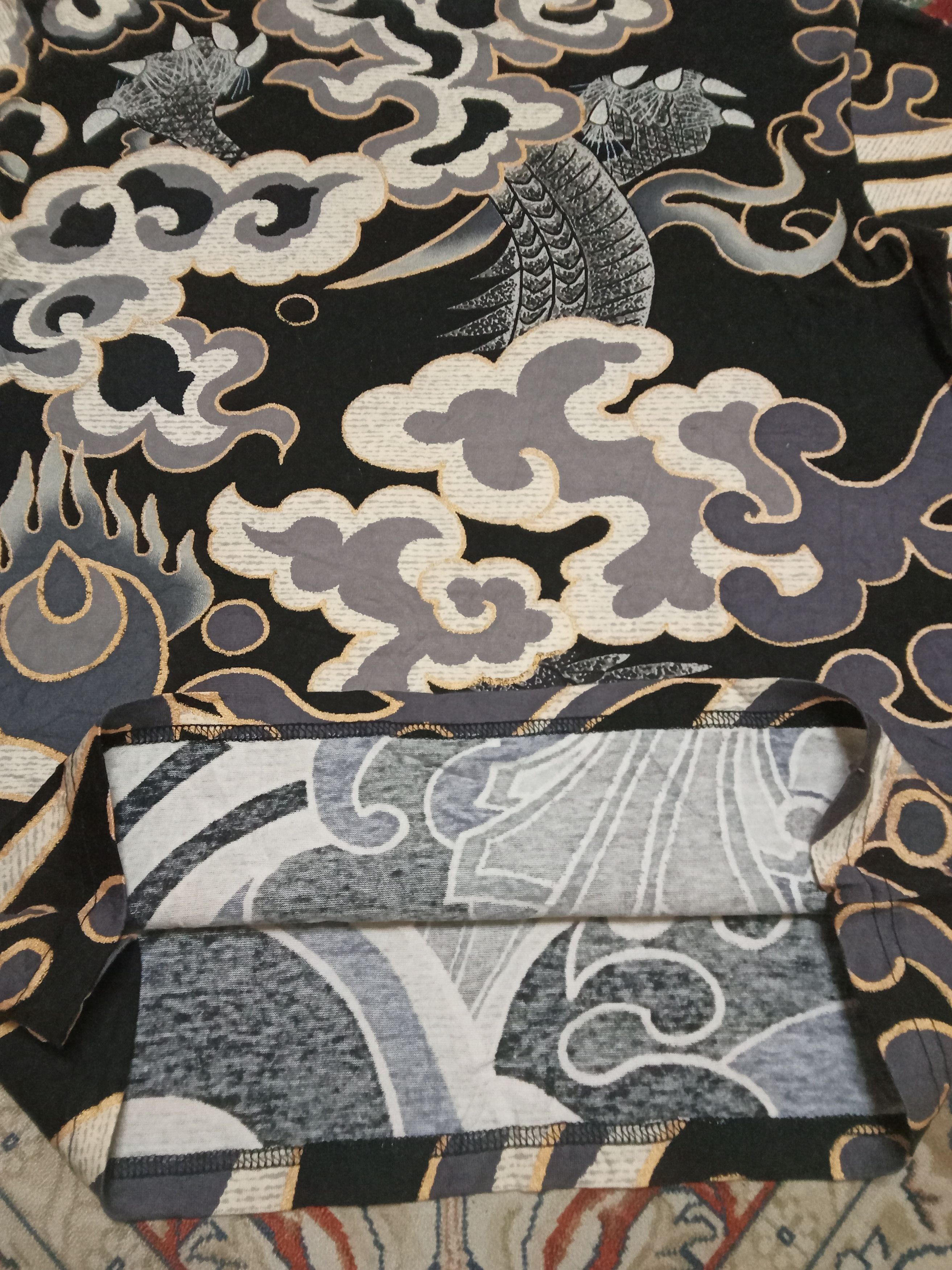 Japanese Brand Pagong Kyoto Full Print Dragon Motive Rare T Shirt Size US M / EU 48-50 / 2 - 8 Thumbnail