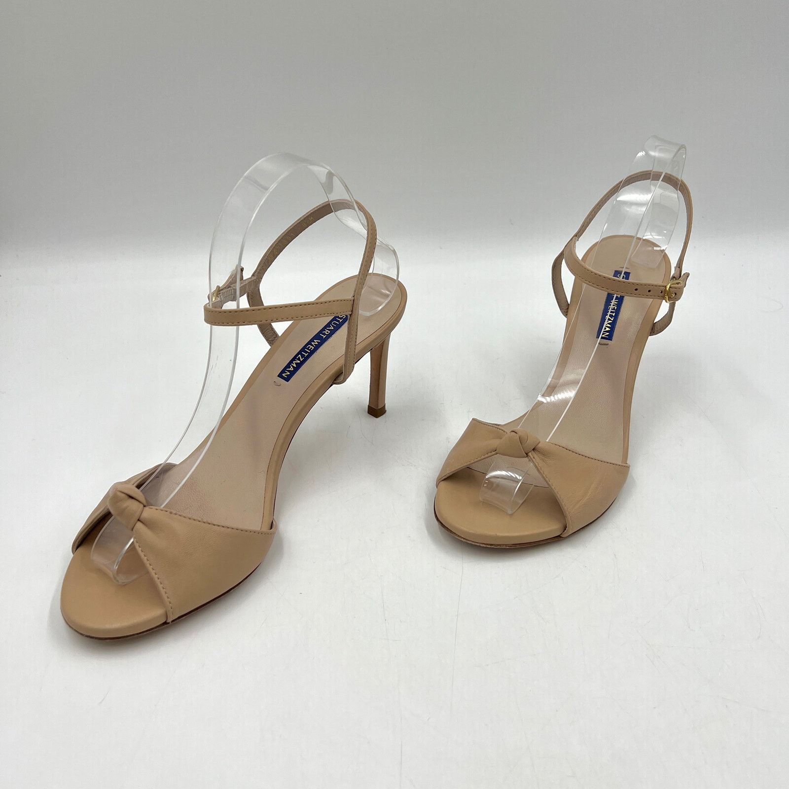 Stuart Weitzman Stuart Weitzman Gloria 80 Nude Stiletto Heels Size US 8.5 / IT 38.5 - 9 Thumbnail