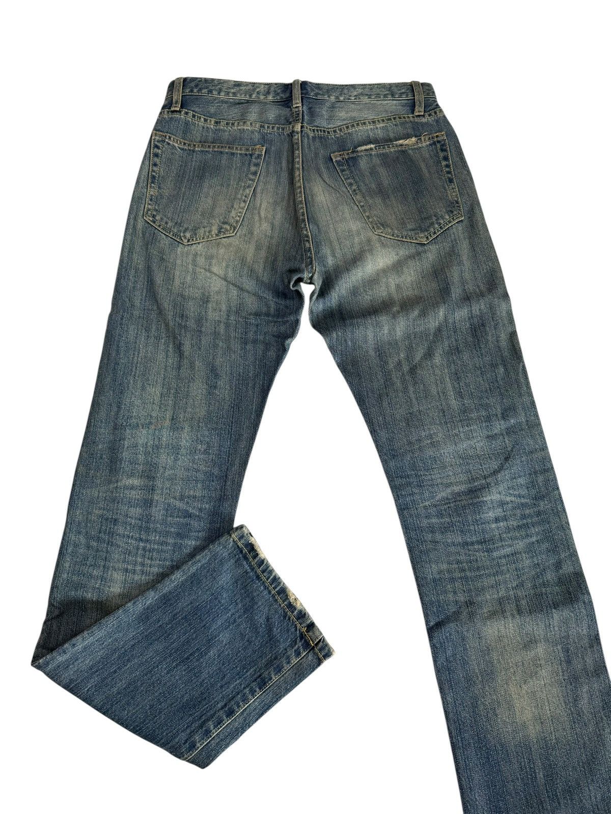 Global Work Vintage Japan Global Work Patchwork Fade Jeans Pants Denim Size US 30 / EU 46 - 18 Thumbnail