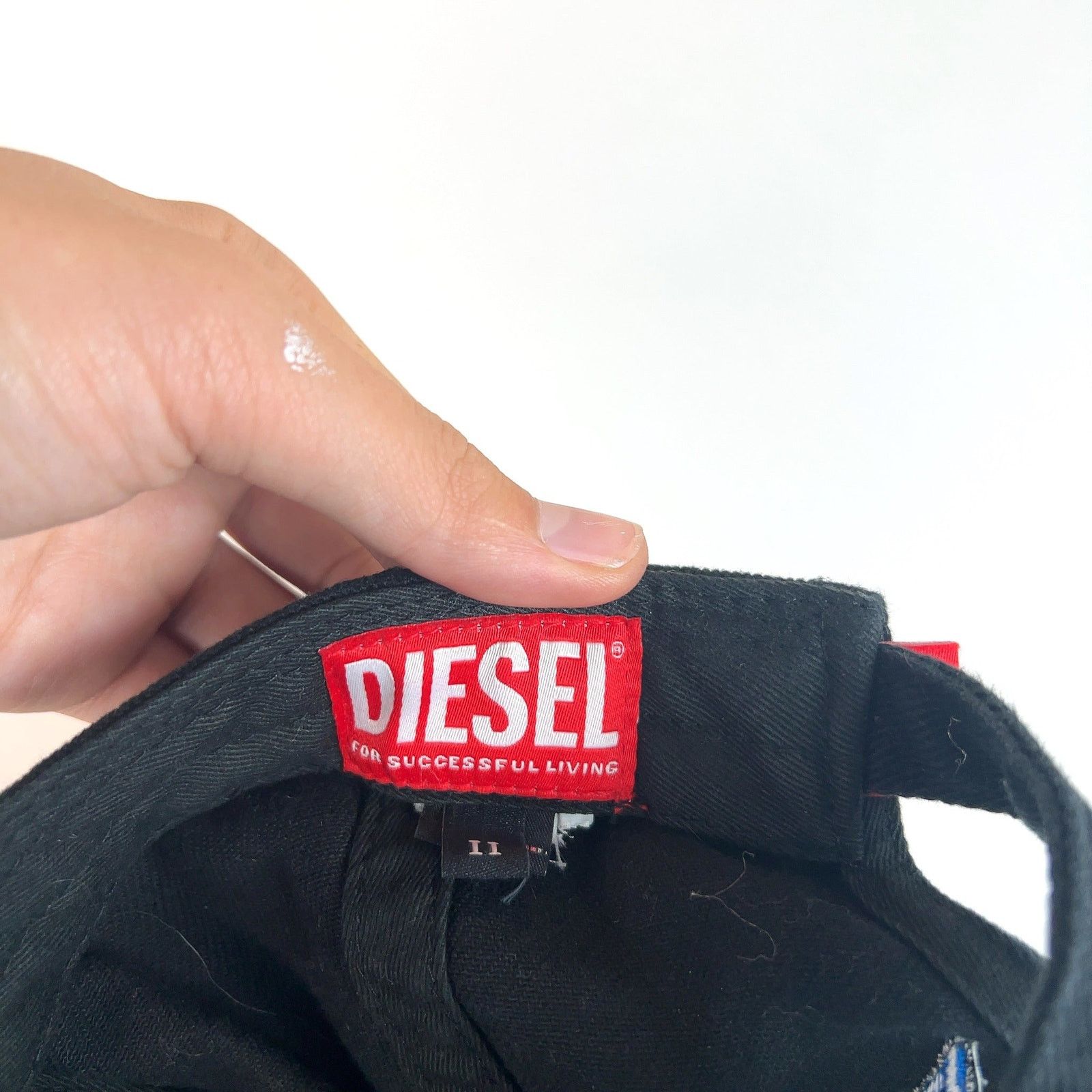Diesel Diesel 'Successful Living' Distressed Patch Hat Size ONE SIZE - 5 Thumbnail