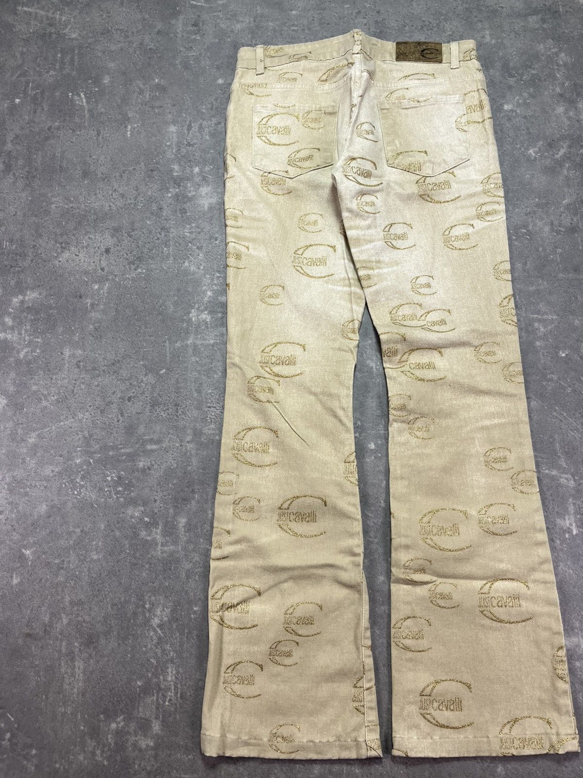 Just Cavalli 00s Just Cavalli Monogram Print Flared Jeans 28 Size US 28 / EU 44 - 11 Thumbnail