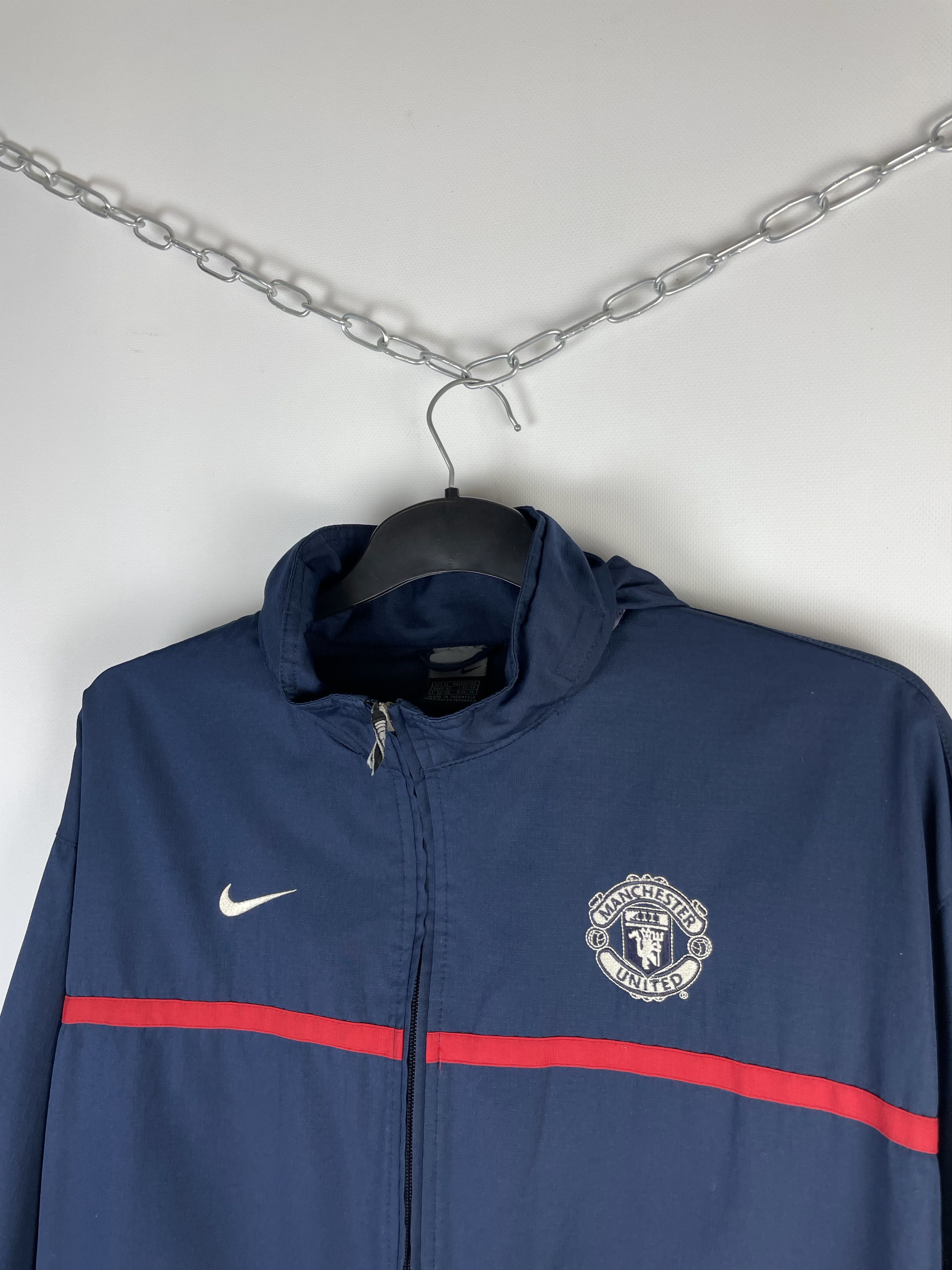 Nike Vintage Nike Manchester United Jacket Training Size US XL / EU 56 / 4 - 4 Thumbnail