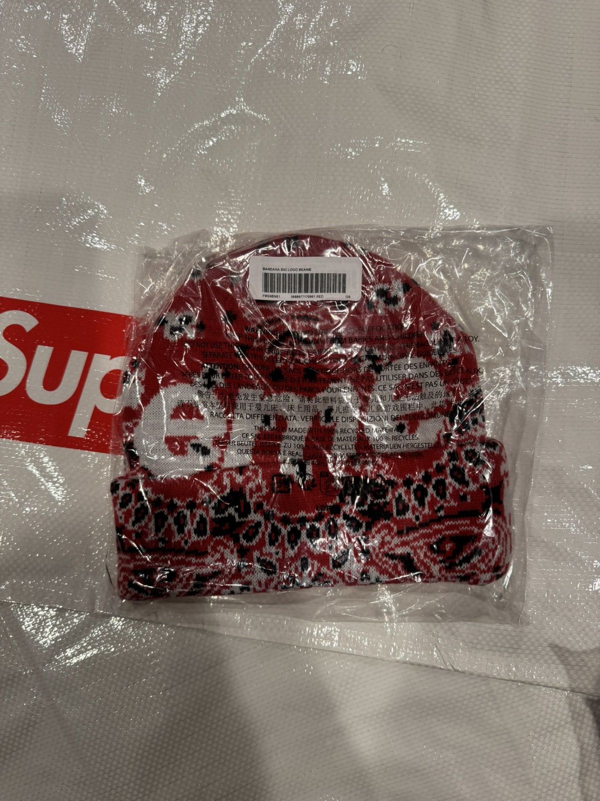 Supreme Supreme Big Logo Beanie Size ONE SIZE - 4 Thumbnail