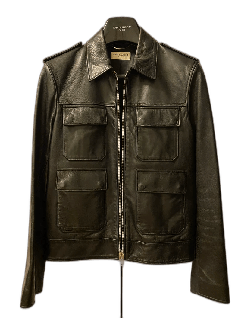 Saint Laurent Paris saint laurent four-pocket leather jacket-2507 Size US M / EU 48-50 / 2 - 5 Thumbnail