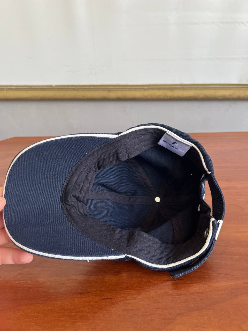 Formula 1 BMW WILLIAMS F1 TEAM MARC GENE RARE COMPAQ RACING CAP NAVY Size 36 - 5 Thumbnail