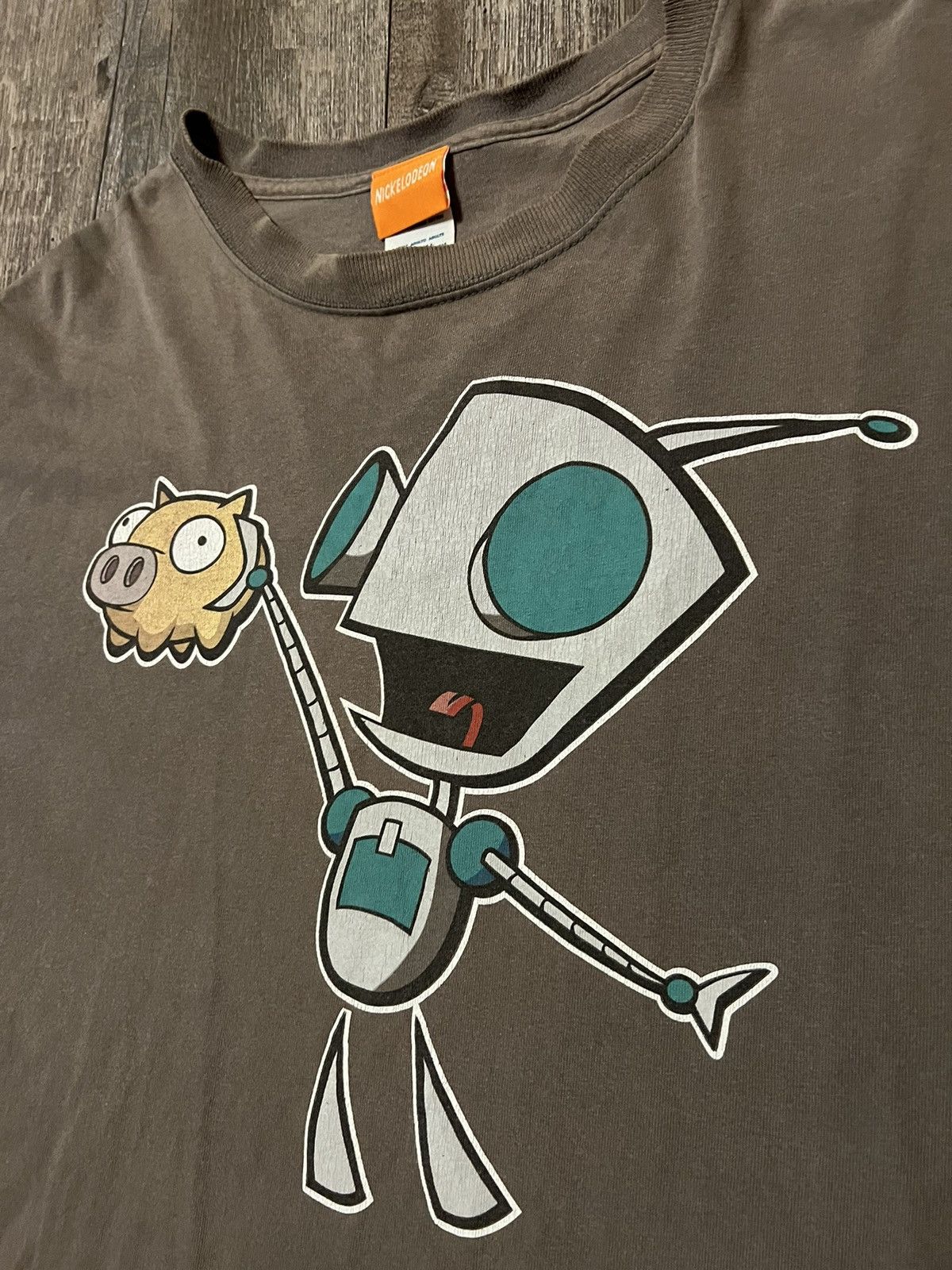 Nickelodeon × Vintage Vintage Invader Zim Cartoon Nickelodeon Promo Gir Shirt Size US XL / EU 56 / 4 - 2 Thumbnail