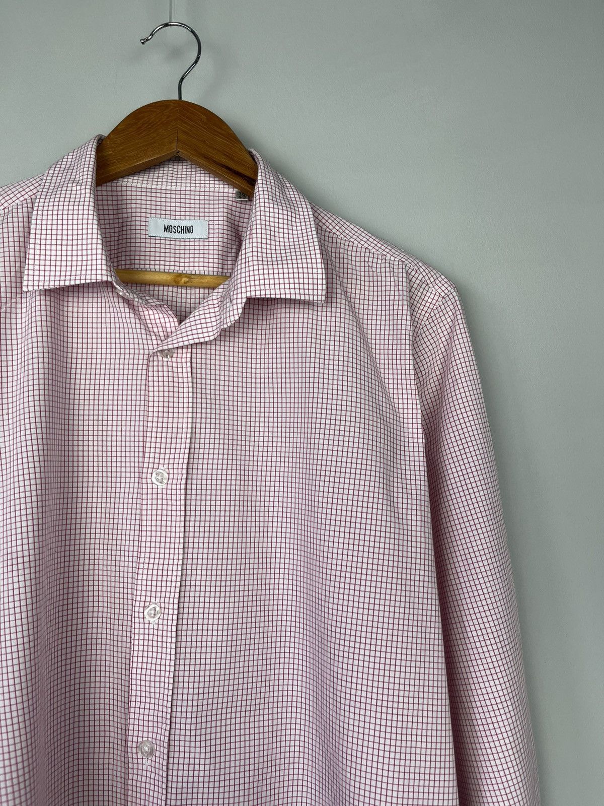 Moschino Moschino Luxury Cotton Plaid Long Sleeve Shirt Button Up Size US XL / EU 56 / 4 - 3 Thumbnail