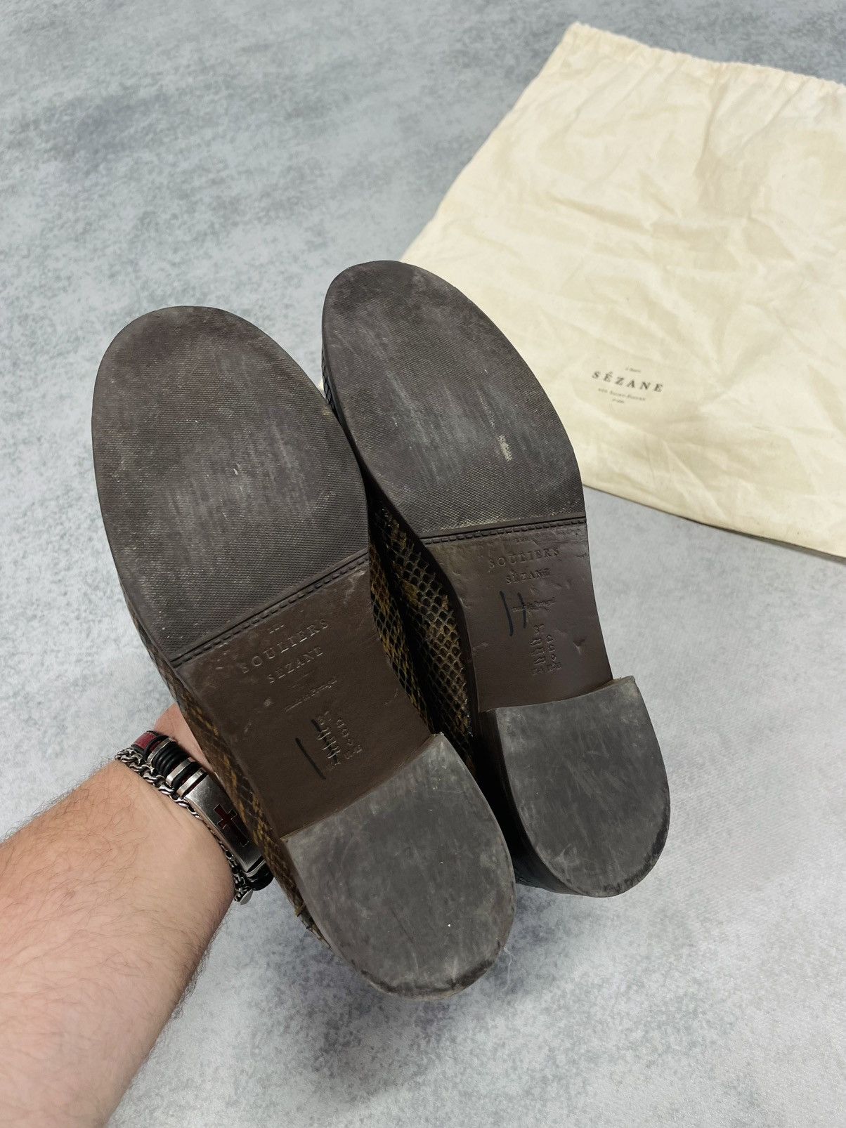 Sezane SEZANE Brown Leather Loafers Classic Flats Size 37 Size US 7 / IT 37 - 3 Thumbnail
