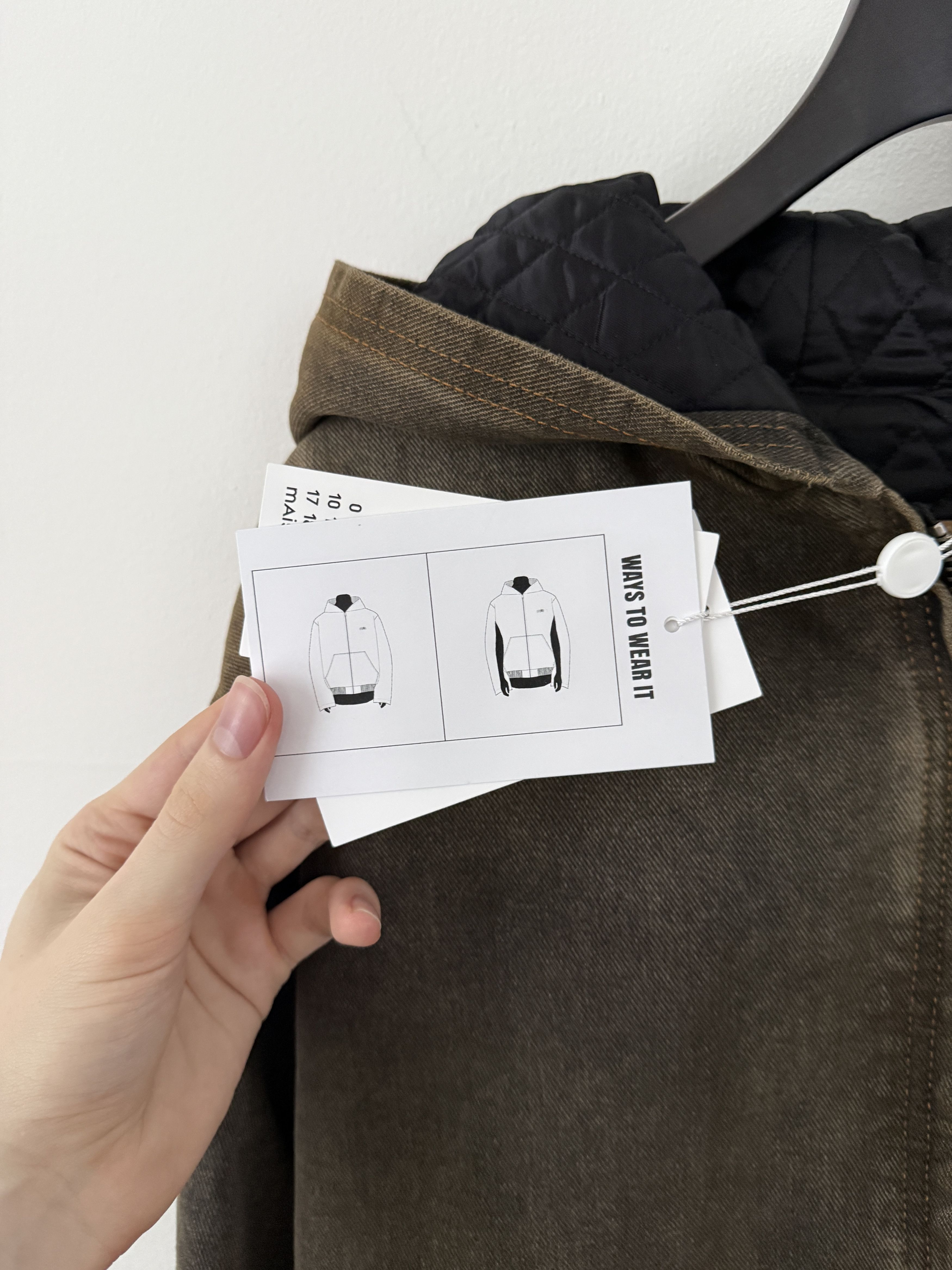 Maison Margiela MM6 Brown Denim Hooded Zip-Up Jacket Size US S / EU 44-46 / 1 - 11 Thumbnail