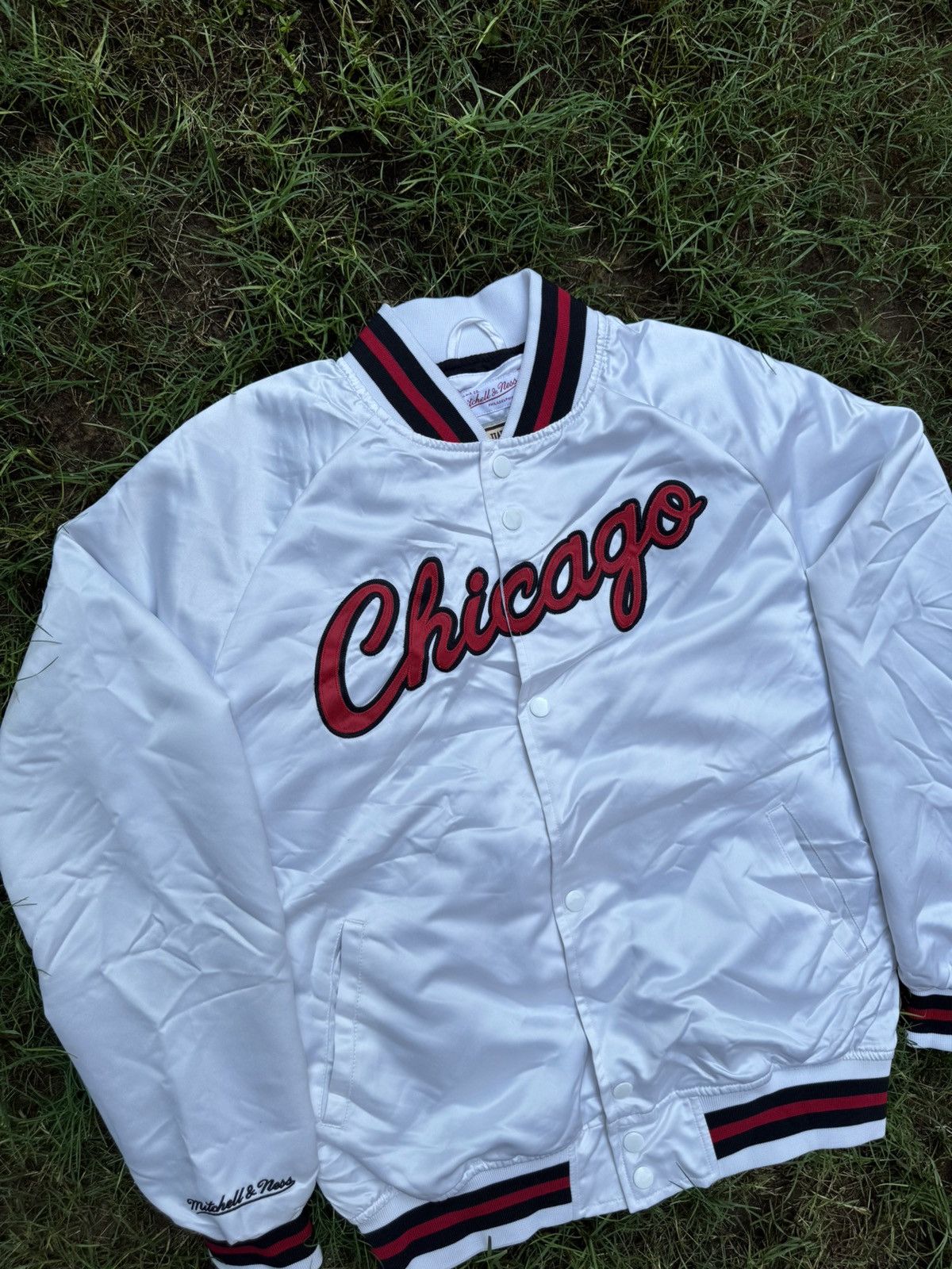 Mitchell & Ness Men's Mitchell & Ness NBA Chicago Bulls White Size US M / EU 48-50 / 2 - 4 Thumbnail