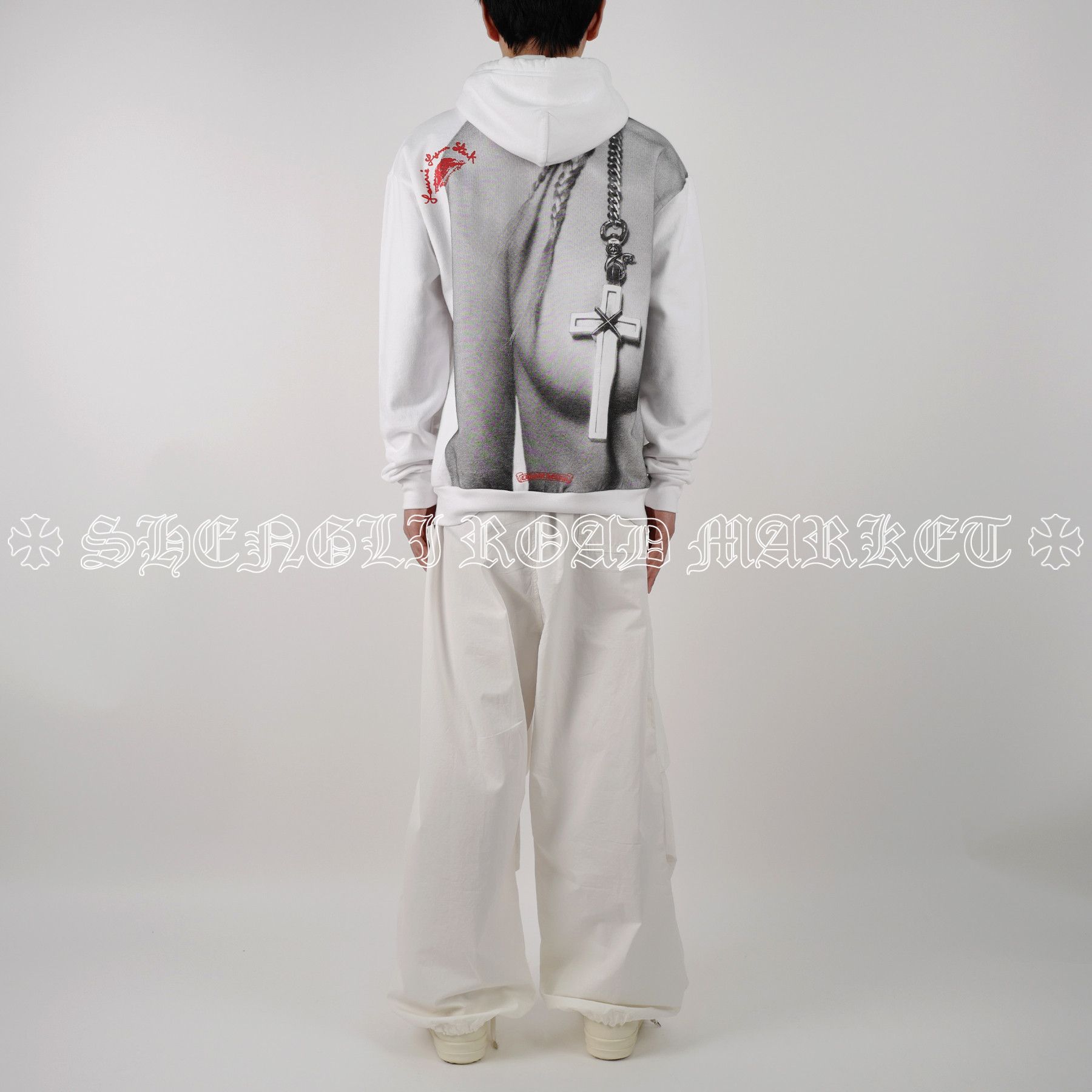 Chrome Hearts Chrome Hearts LLS “Love You” Portrait Red Letter Hoodie Size S / US 4 / IT 40 - 18 Thumbnail