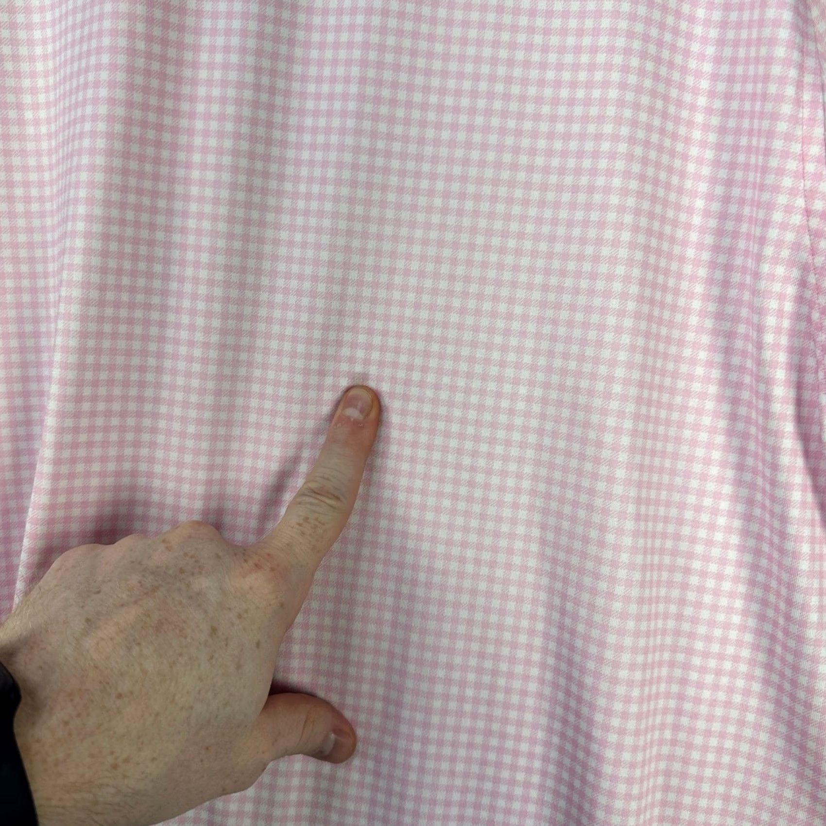 Vintage Donald Ross Polo Shirt Men XL Pink Check Rugby Logo Cypruss Point Golf Club Short Sleeve Golfing Shirt Size US XL / EU 56 / 4 - 7 Thumbnail