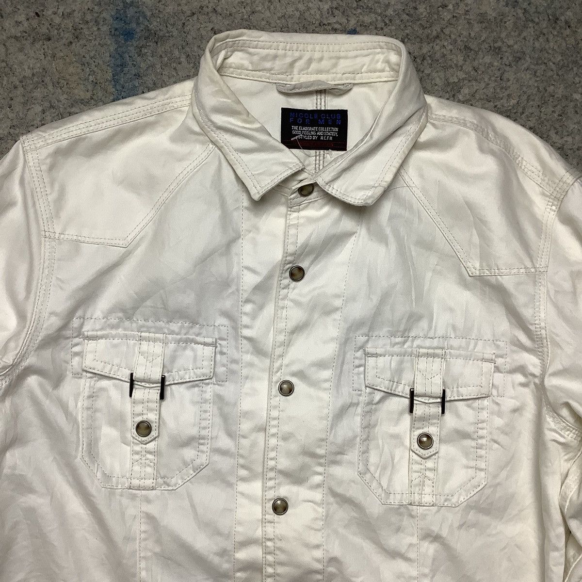 If Six Was Nine × Japanese Brand × Nicole Club Nicole Club For Men Y2K Shirt Like Ifsixwasnine Size US M / EU 48-50 / 2 - 2 Thumbnail