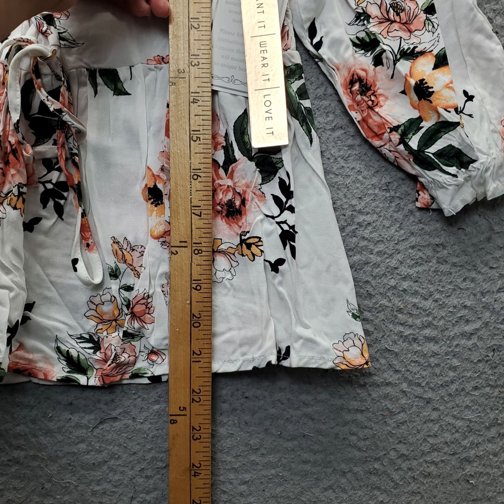 Almost Famous Almost Famous Blouse Womens Medium Multicolor Floral Off the Shoulder Lace Up Front Shirt Womens Size M Size M / US 6-8 / IT 42-44 - 3 Thumbnail