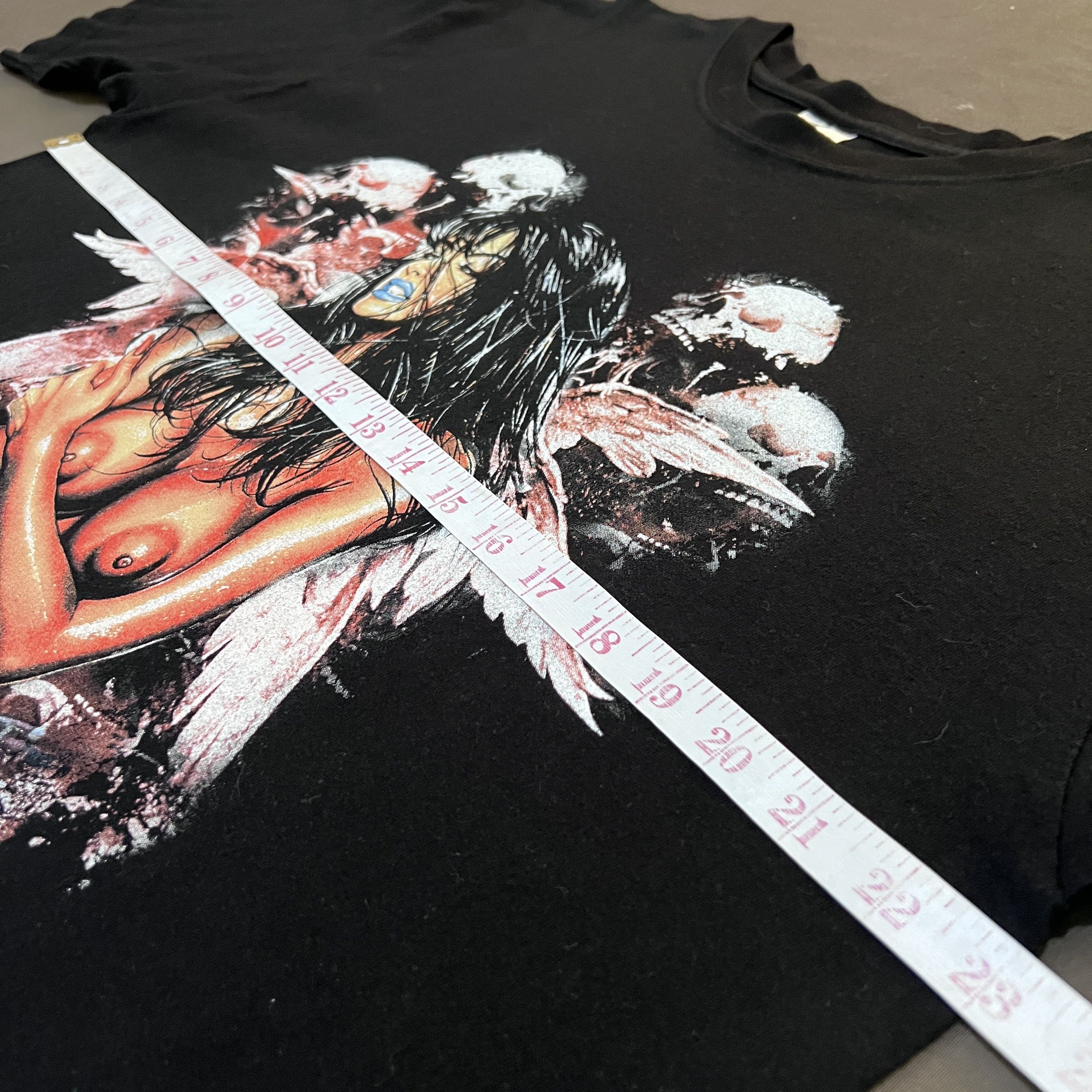 Japanese Brand × Vintage Vintage Y2K Porn ink Ricky Carralero tattoo artist Tee XL Size US XL / EU 56 / 4 - 9 Thumbnail