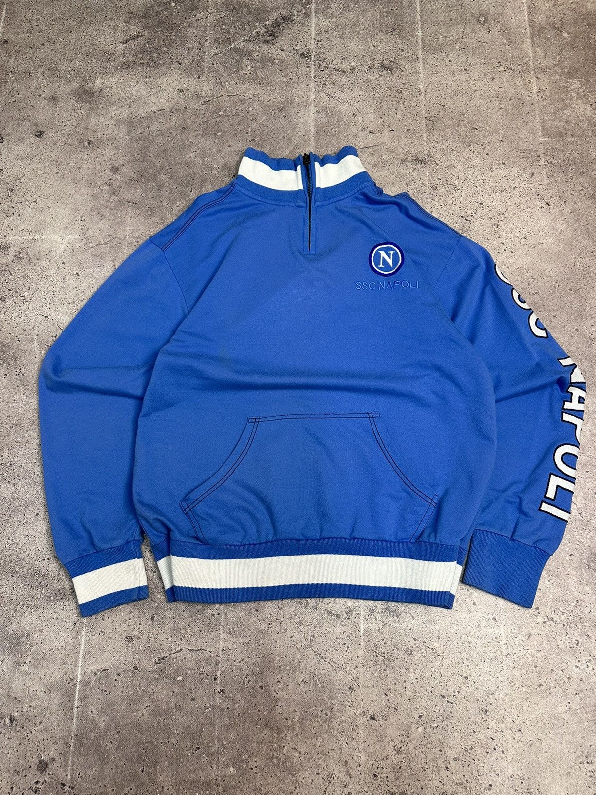 Nike SSC Napoli vintage football sweatshirt retro Italia 00s Size US L / EU 52-54 / 3 - 1 Thumbnail
