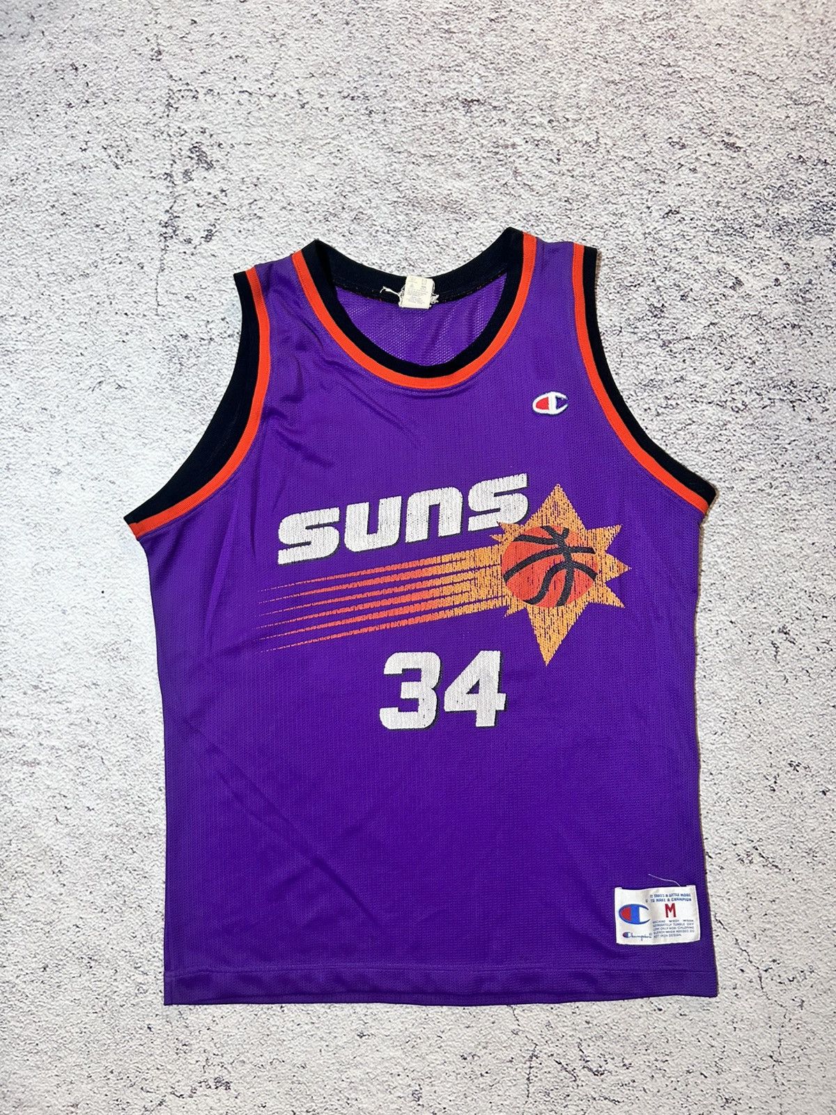 Champion Champion Charles Barkley Phoenix Suns Away NBA Vintage Size US M / EU 48-50 / 2 - 1 Thumbnail