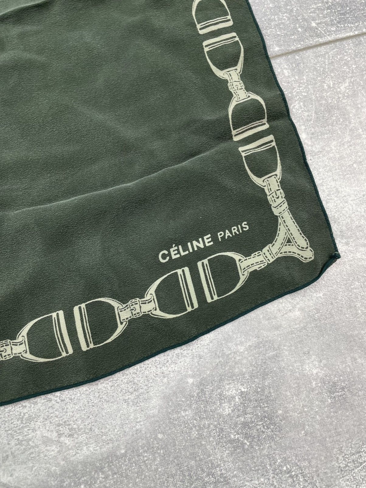 Celine Celine Silk Scarf Size ONE SIZE - 3 Thumbnail