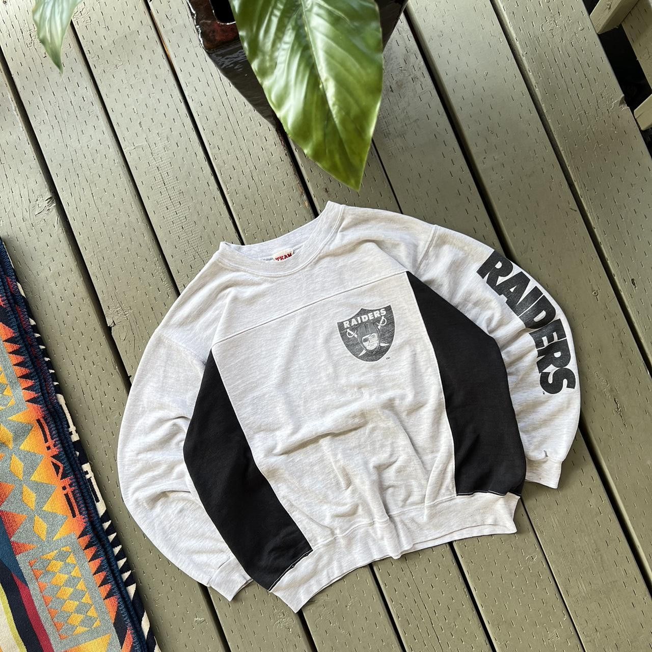 NFL × Vintage Oakland Raiders crewneck Size US XL / EU 56 / 4 - 3 Thumbnail
