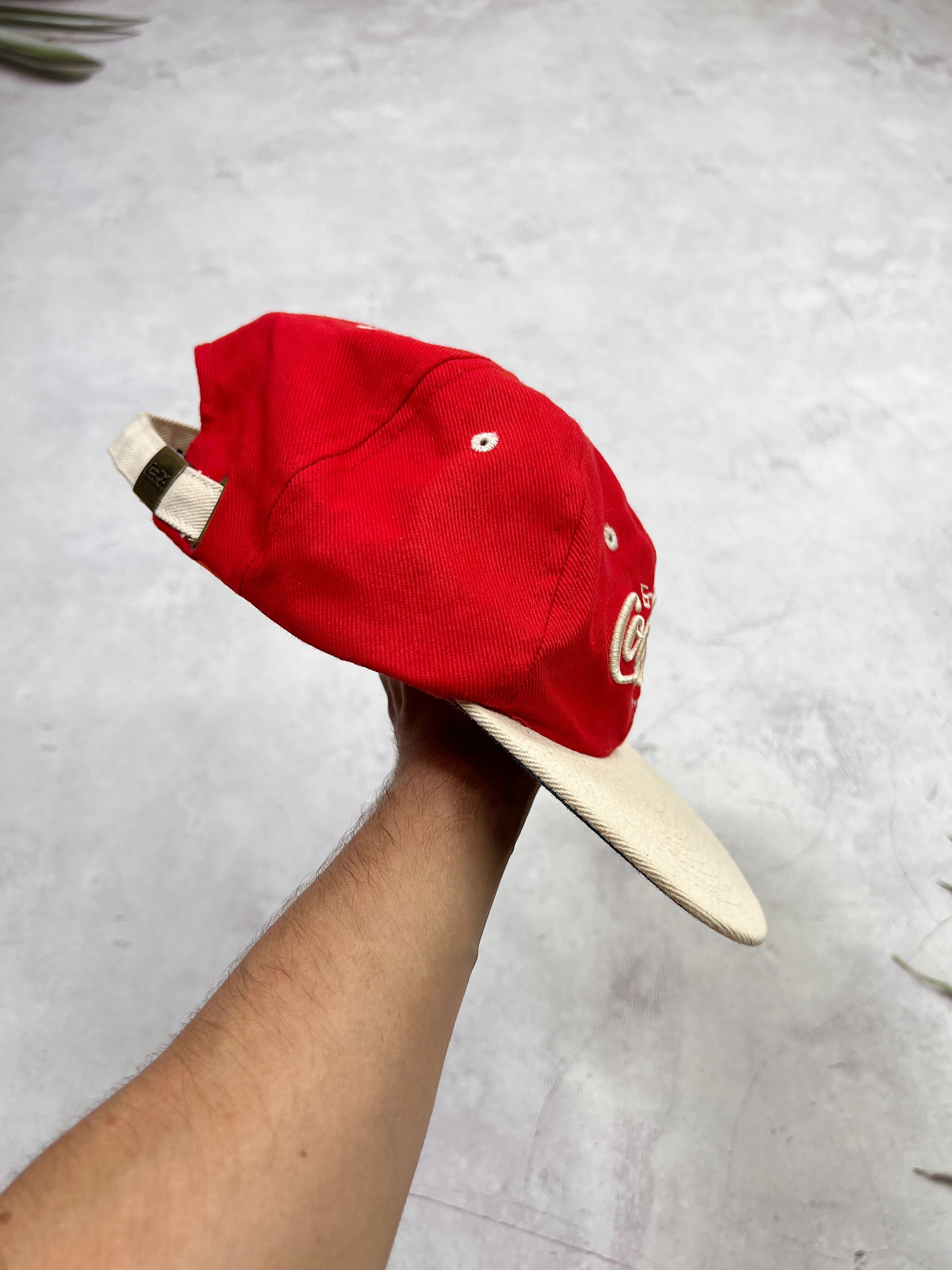 Coca Cola × Vintage Vintage Coca Cola Cap Hat Embroidered Logo Size ONE SIZE - 4 Thumbnail