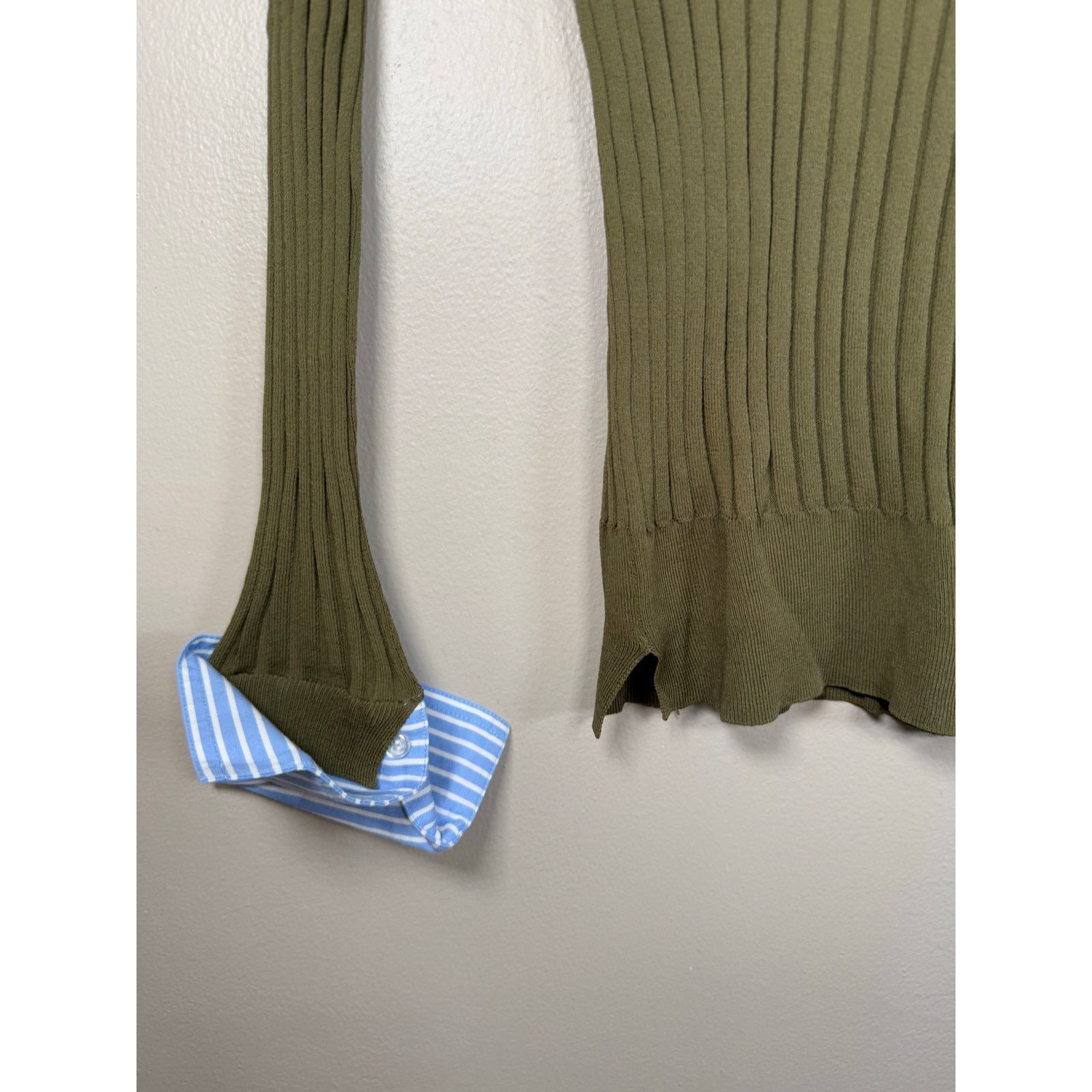 Essentiel Antwerp NWOT Essentiel Antwerp Knit Contrast Cuff Sweater S $350 Size S / US 4 / IT 40 - 6 Thumbnail