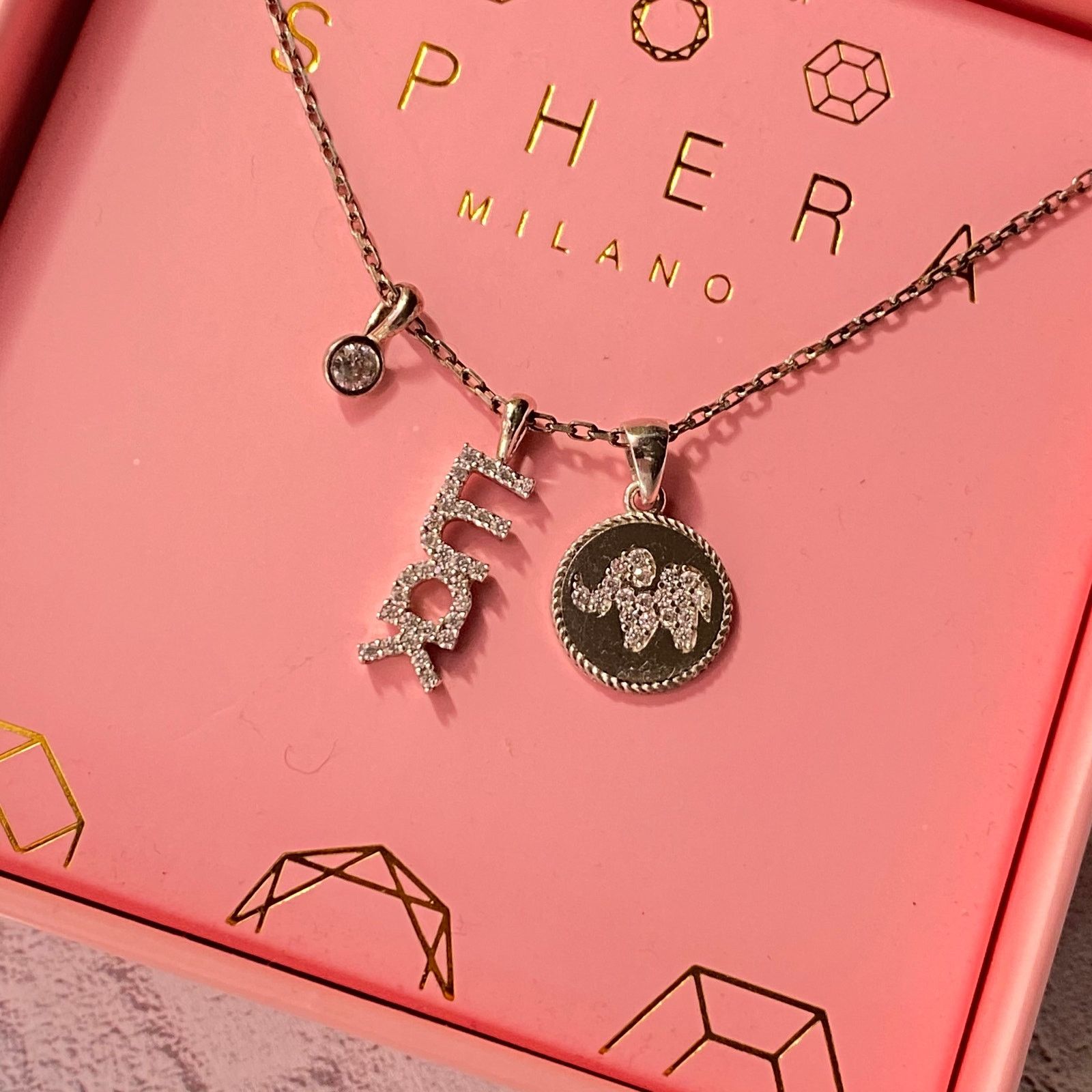 Other Sphere Milano CZ Luck Charms Necklace Size ONE SIZE - 5 Thumbnail