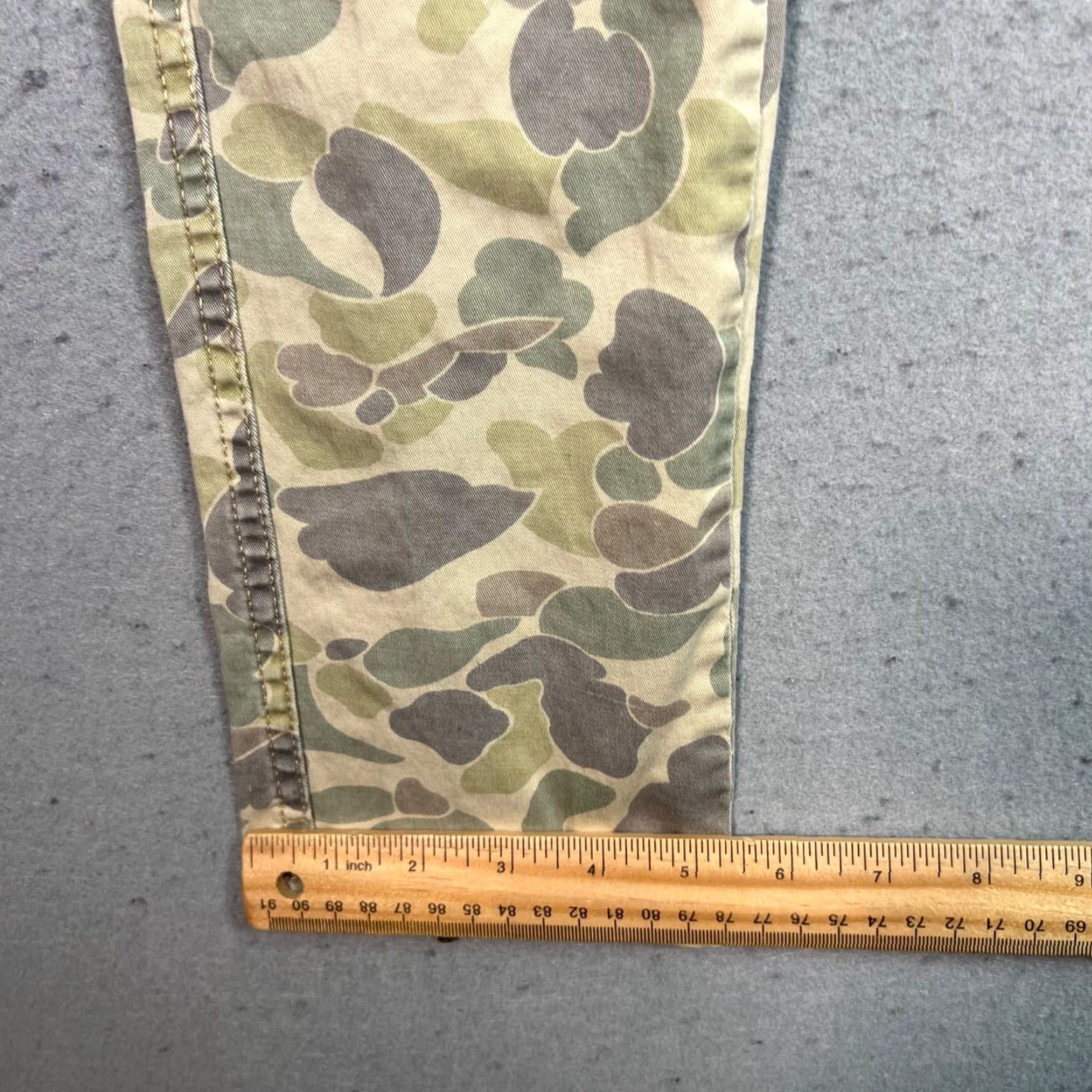 Vintage VINTAGE Denim & Supply Ralph Lauren Womens Size 27 Camo Cargo Pants Slim Fit Green Size 27" / US 4 / IT 40 - 7 Thumbnail