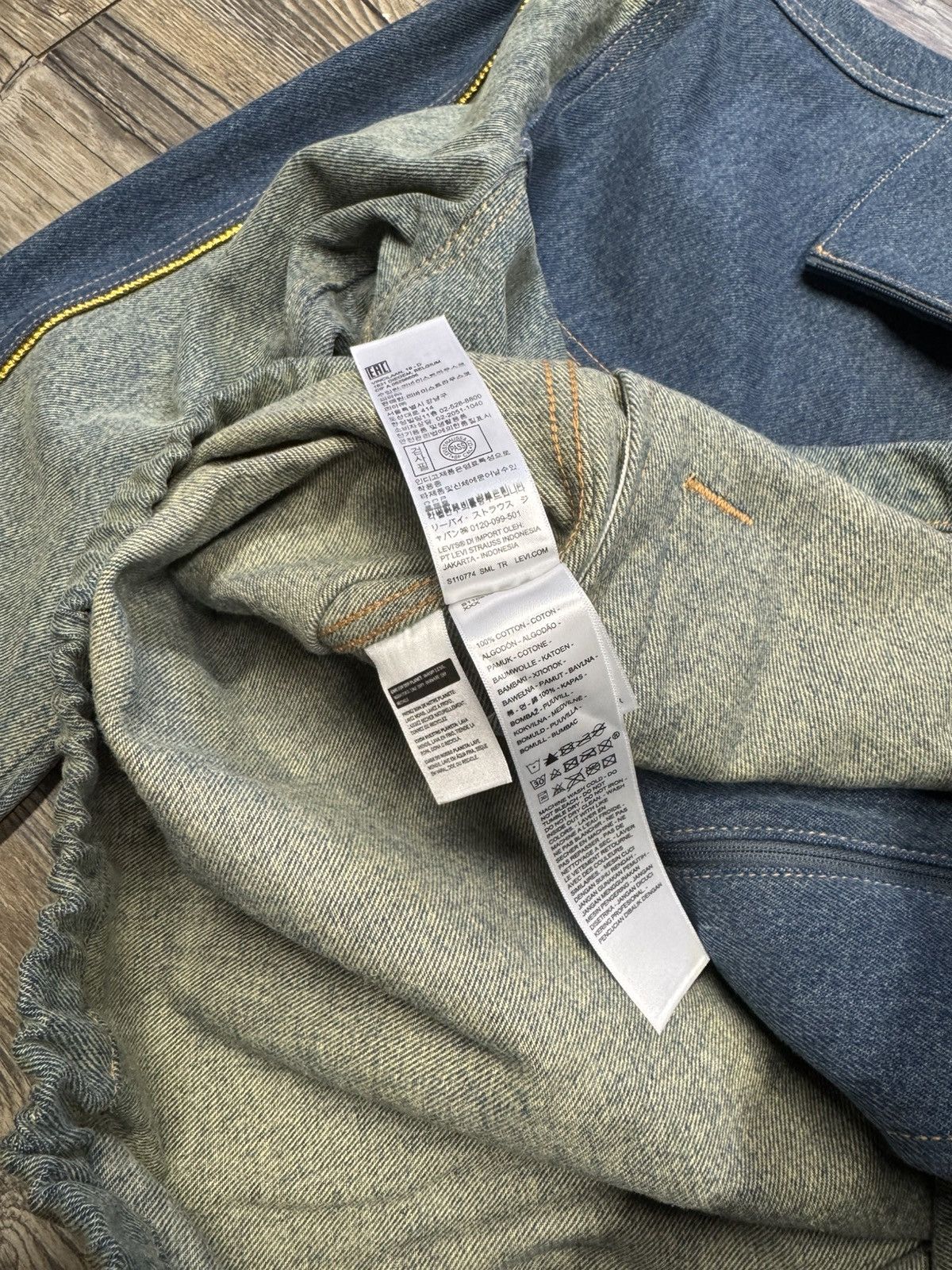 DENIM TEARS × Levi's Denim Tears x Levis Gold Roped Denim Jacket Size US M / EU 48-50 / 2 - 6 Thumbnail