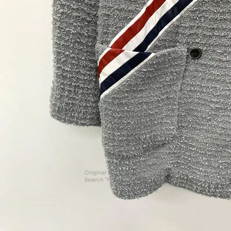 Thom Browne Thom Browne Gray Cotton Women's Jacket . Size S / US 4 / IT 40 - 4 Thumbnail