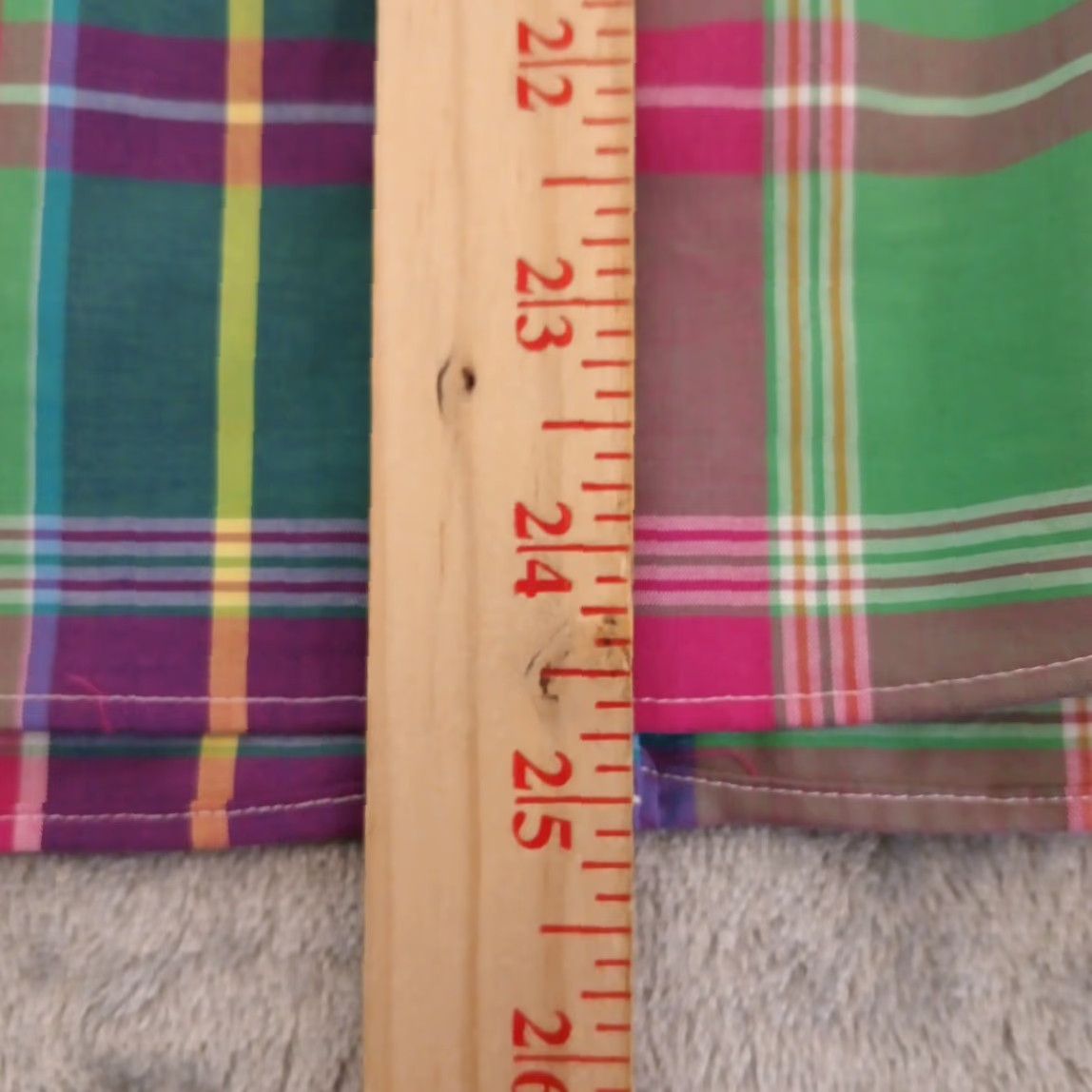 Chaps Chaps Shirt Womens Small Pink Green Plaid Long Sleeve Button Up Cotton Womens Small Pink Plaid Long Sleeve Button Up Cotton Size S / US 4 / IT 40 - 6 Thumbnail