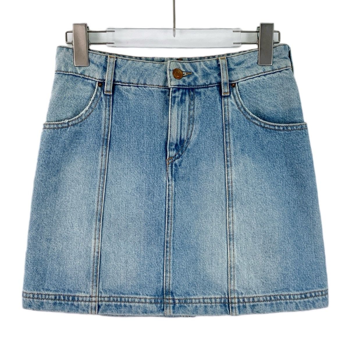 Isabel Marant Isabel Marant Light Blue Casual Denim Midi Skirt K26WX Size 24" / US 00 / IT 34 - 1 Thumbnail