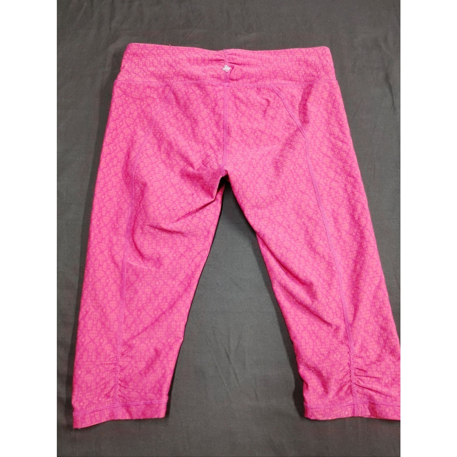 Prana Prana Hot Pink Patterned Capri Leggings Size 28" / US 6 / IT 42 - 5 Thumbnail