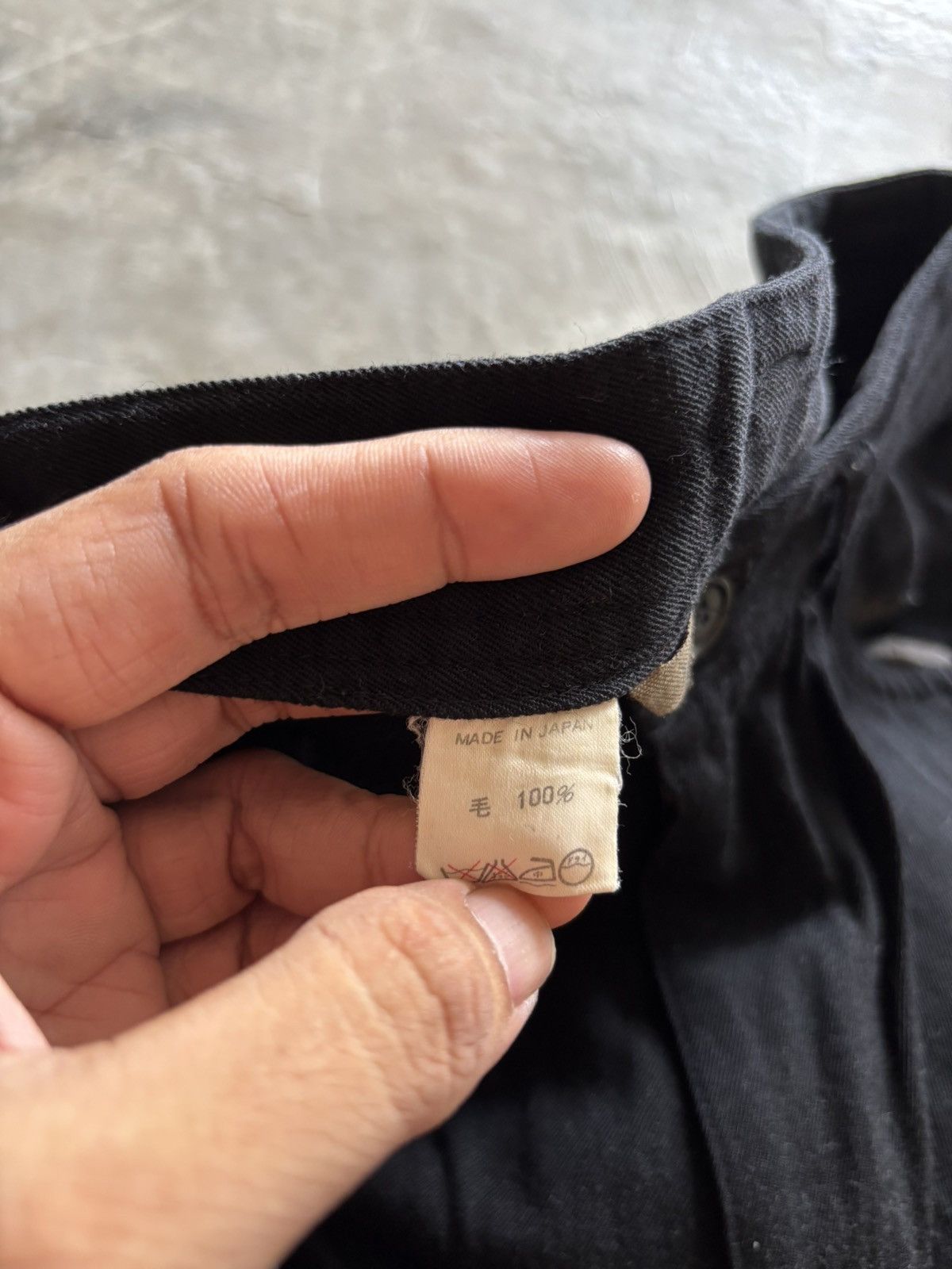 Y's × Yohji Yamamoto Y’s by Yohji Yamamoto black trouser classic style vintage Size 24" / US 00 / IT 34 - 6 Thumbnail