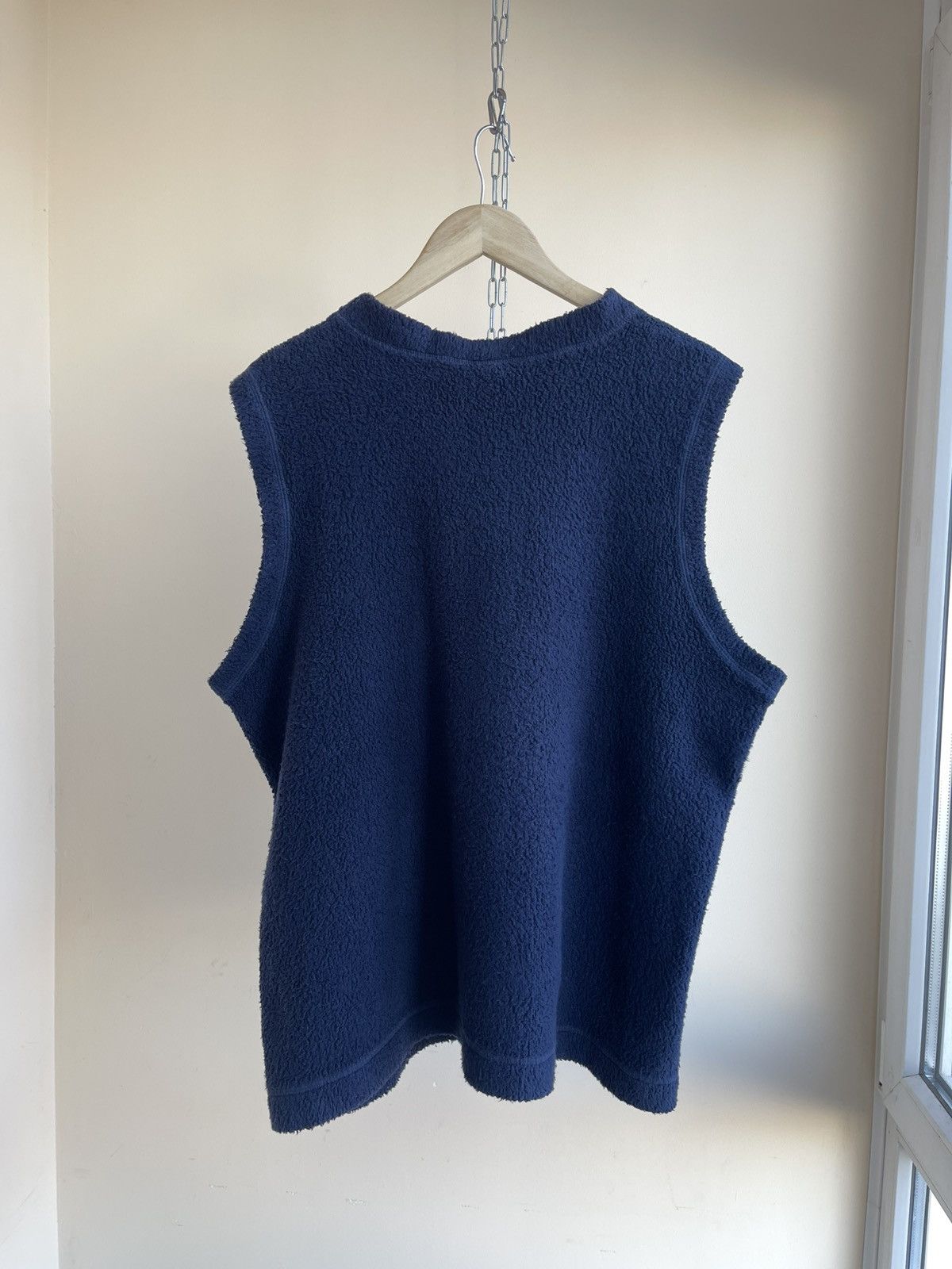 Stussy Surplus Gear VNeck Cotton Fleece Sherpa Vest Vintage 80s 90s Size US L / EU 52-54 / 3 - 2 Thumbnail