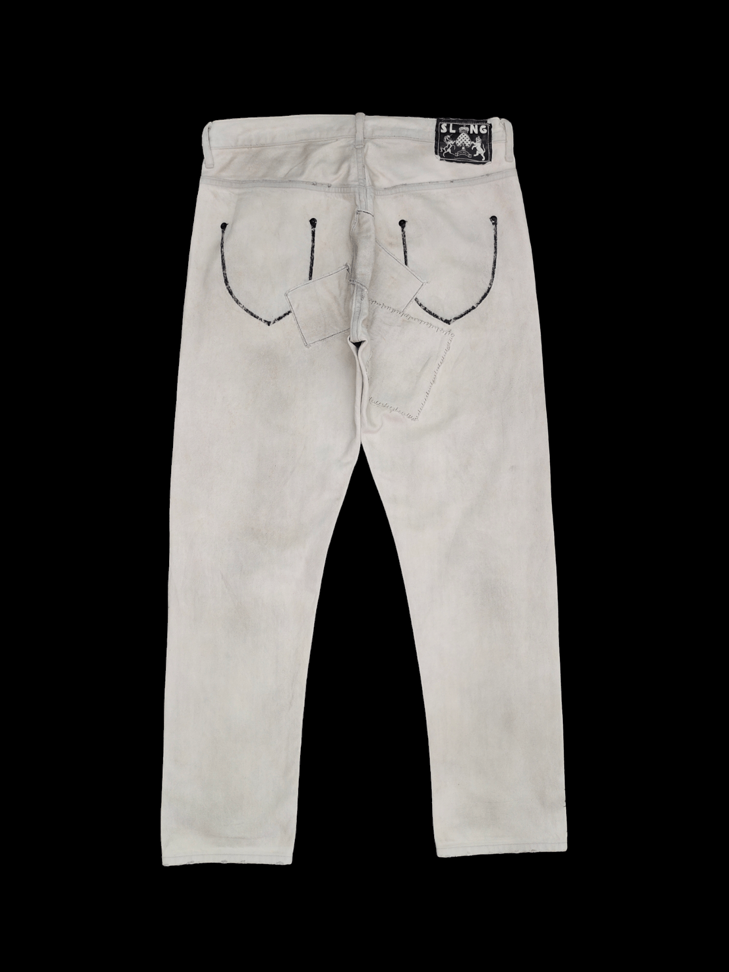 If Six Was Nine Seditionaries Jeans Rna Dirty Wash Punk Gothic Streetwear Size US 31 - 13 Thumbnail